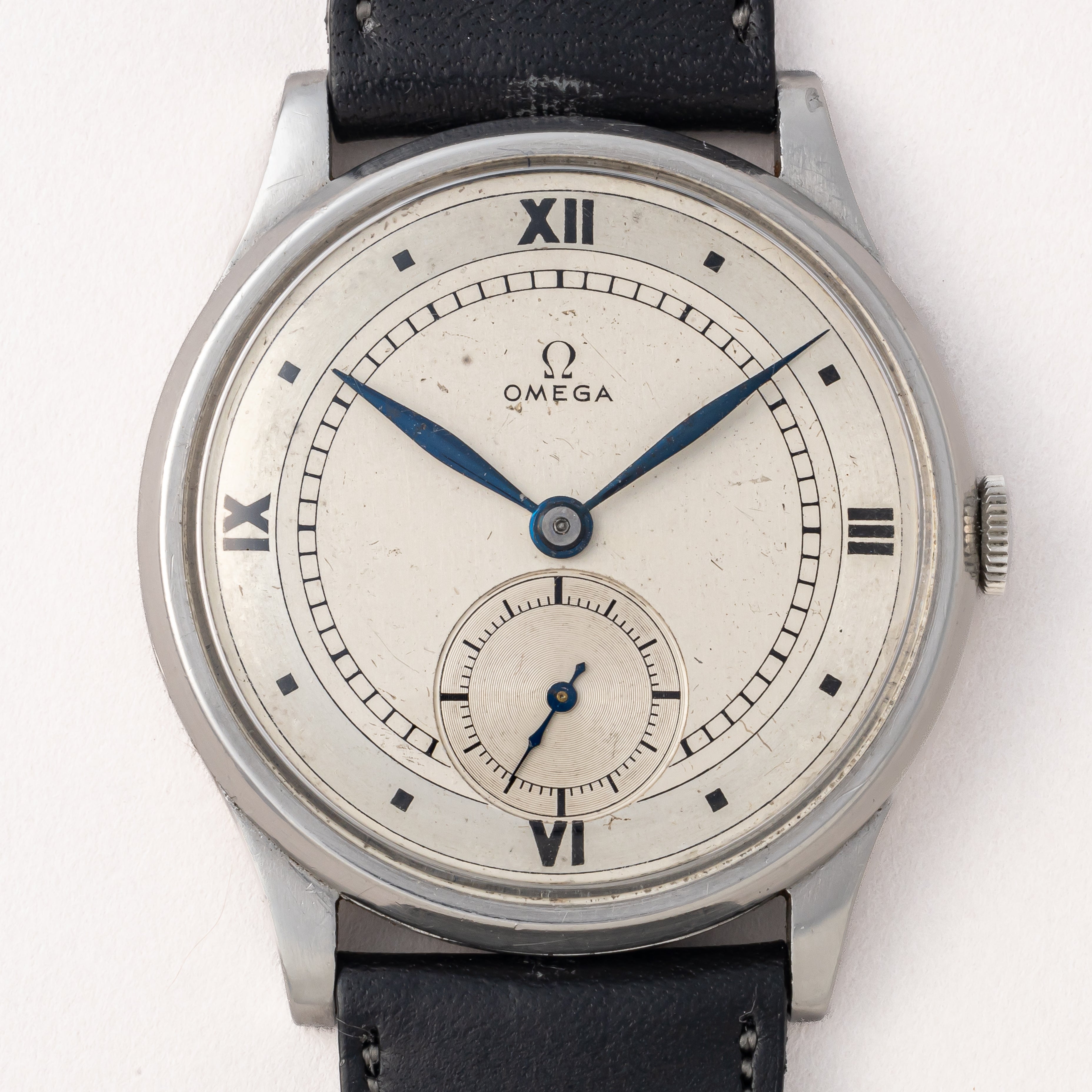 オメガ ラウンド ラージケース 1930年代後半製 手巻き 37mm Big Calatrava Design