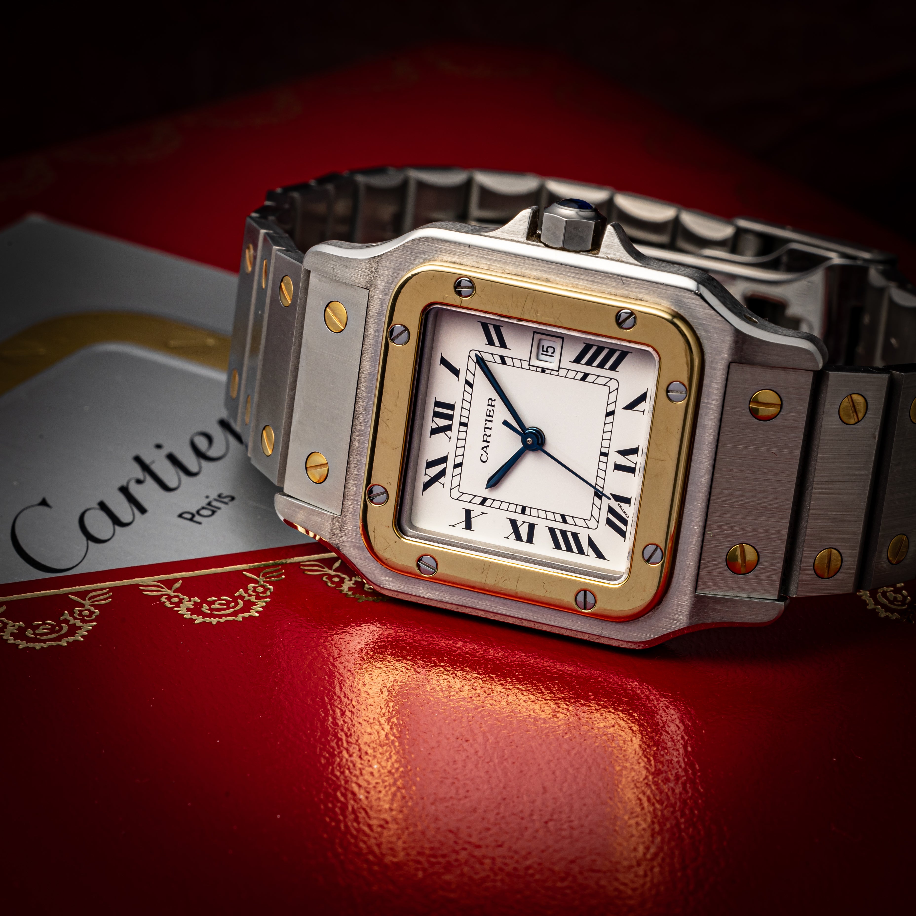 Cartier 時計 ボックス ギャラ、冊子付き - 時計