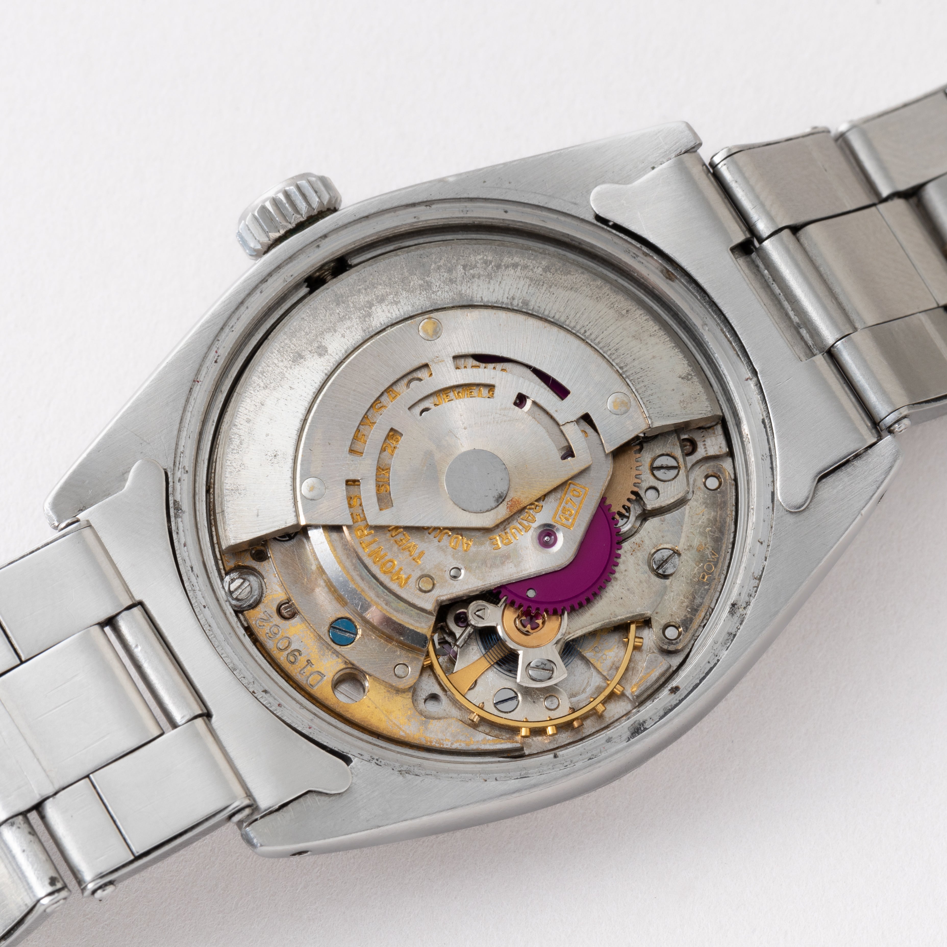 ロレックス オイスターパーペチュアルデイト 1966年製 Ref.1500 シルバーダイヤル アルファハンド