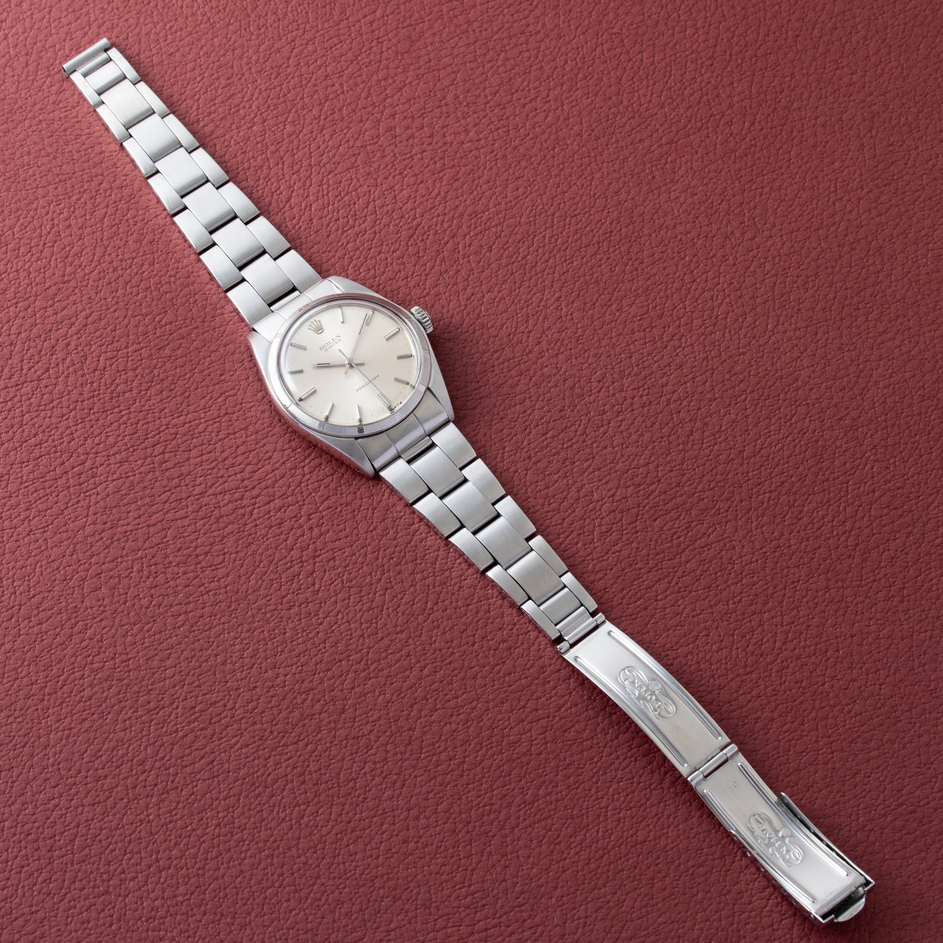ロレックス オイスター 1969年製 手巻き Ref.6427 エンジンターンドベゼル ノンデイト