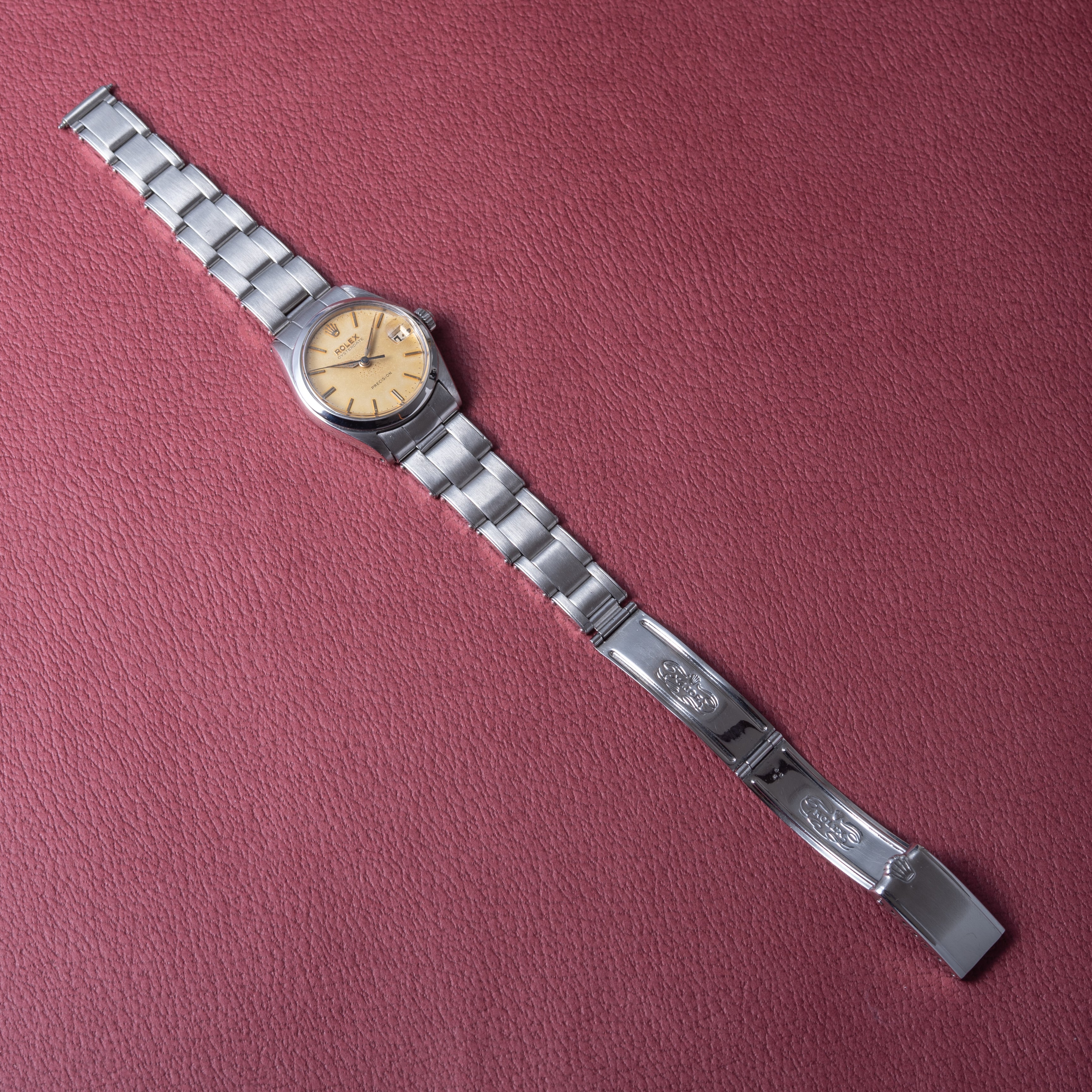 ロレックス オイスターデイト1962年製 Ref.6466 アルファハンド ボーイズサイズ