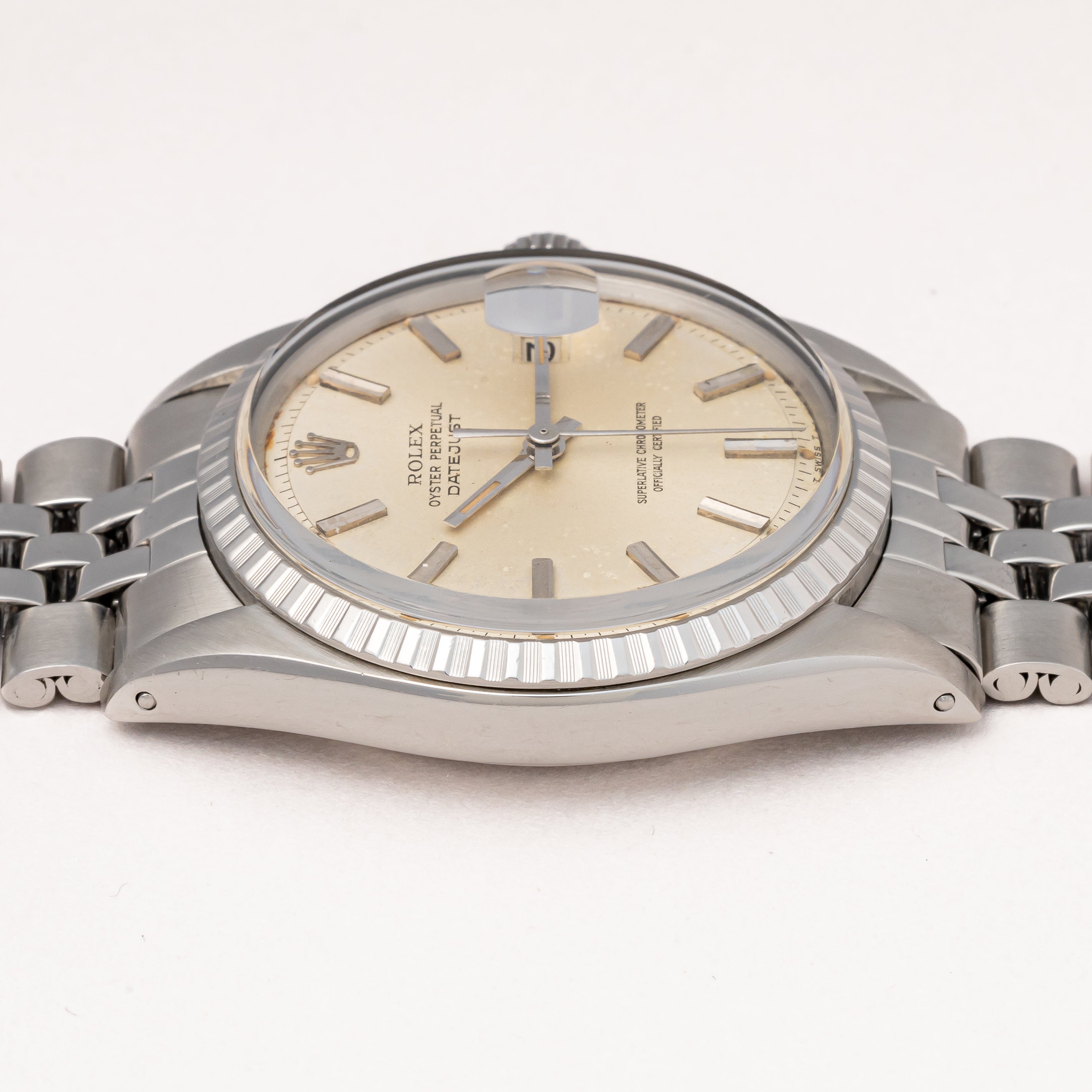 ロレックス デイトジャスト 1968年製 Ref.1603 シルバーダイヤル エングレーブドベゼル