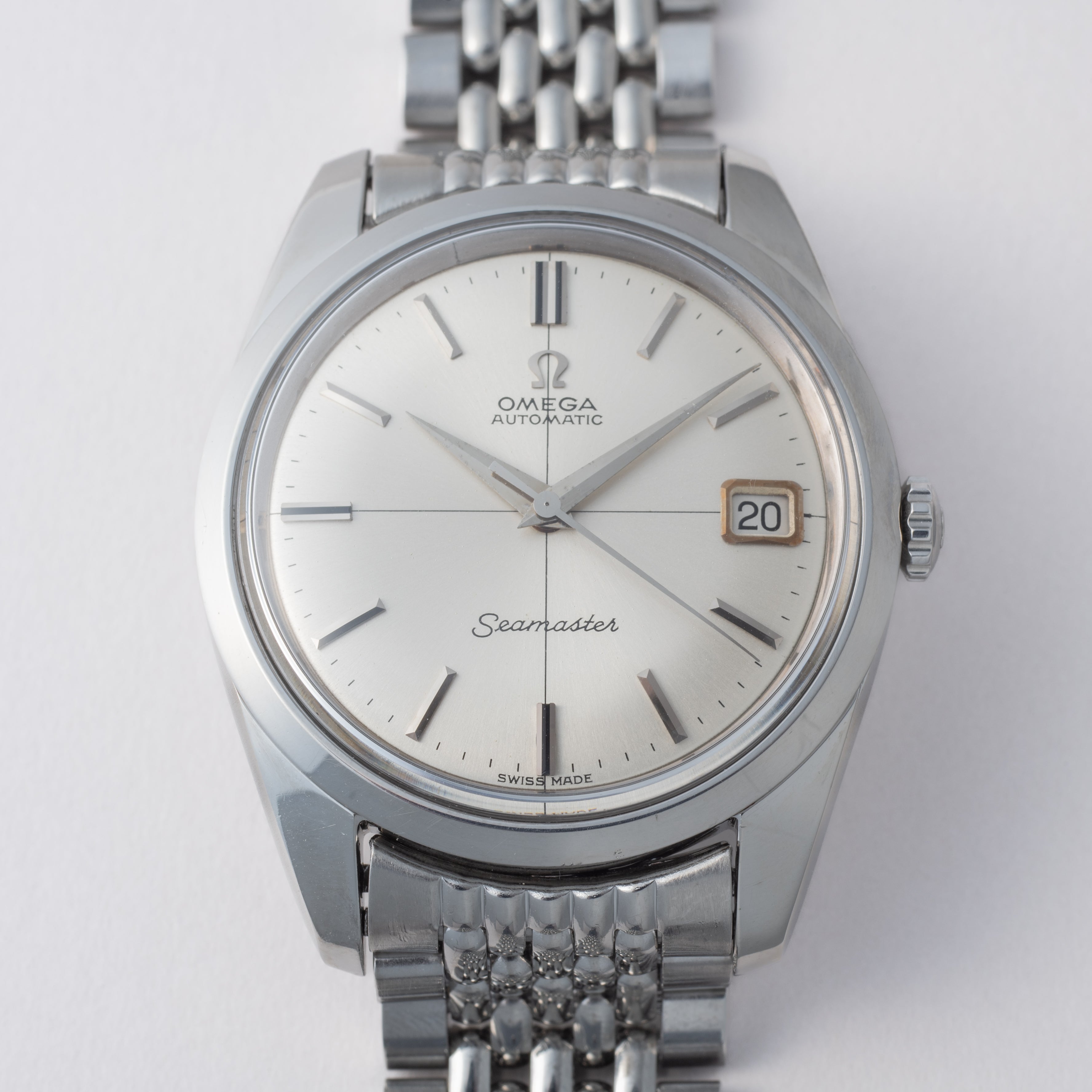 オメガ シーマスター 1965年製 クロスライン Ref.166.010 ブレス付き