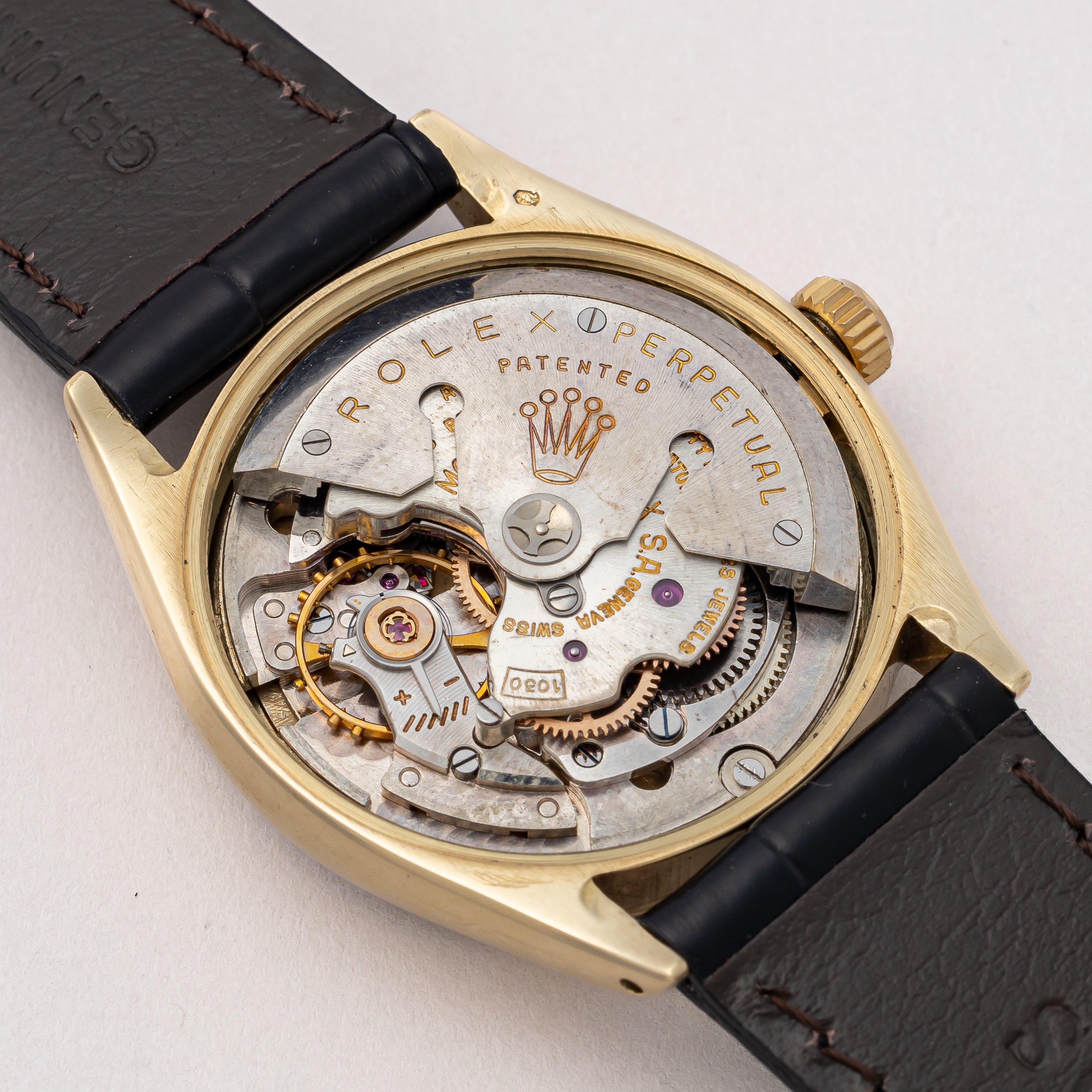 ロレックス 1959年製 オイスター パーペチュアル 14金無垢 Ref.6567 Cal.1030ノンデイト