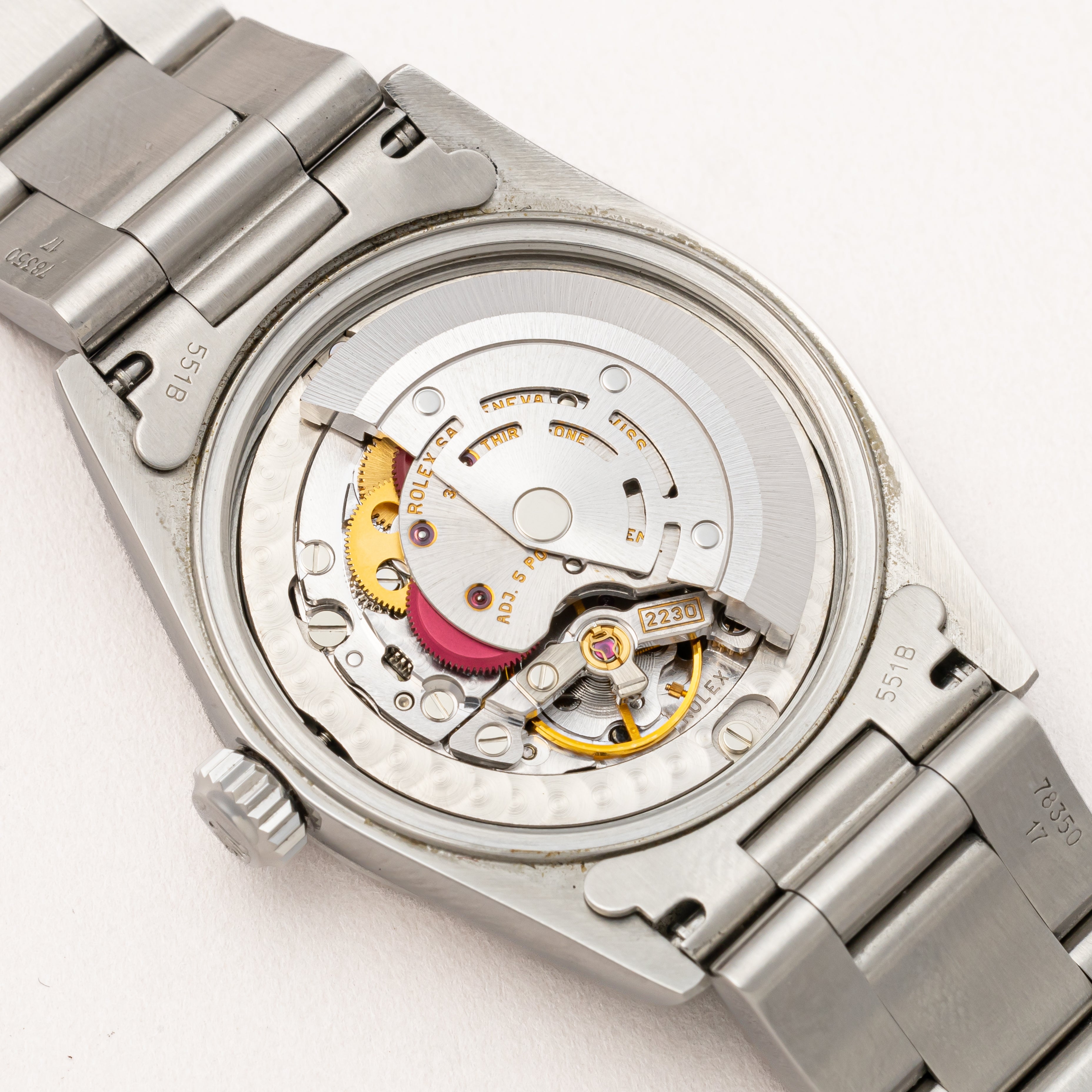 ロレックス 2001年～2002年製 オイスターパーペチュアル ボーイズ EX-Ⅰダイヤル Ref.77080 箱、コマ付き