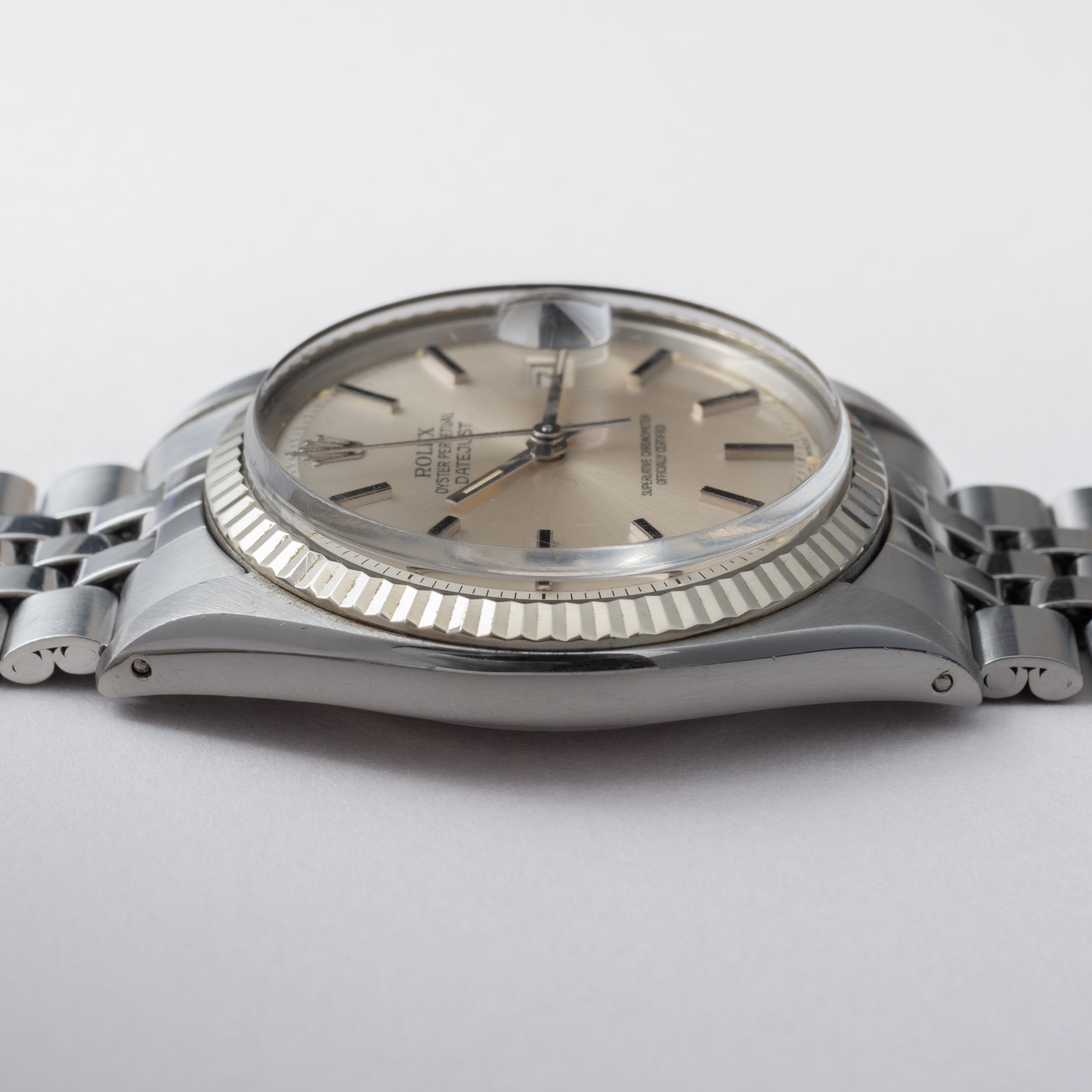 ROLEX DATEJUST AUTOMATIC CAL 1570 REF 1601 RARE SALMON DIAL