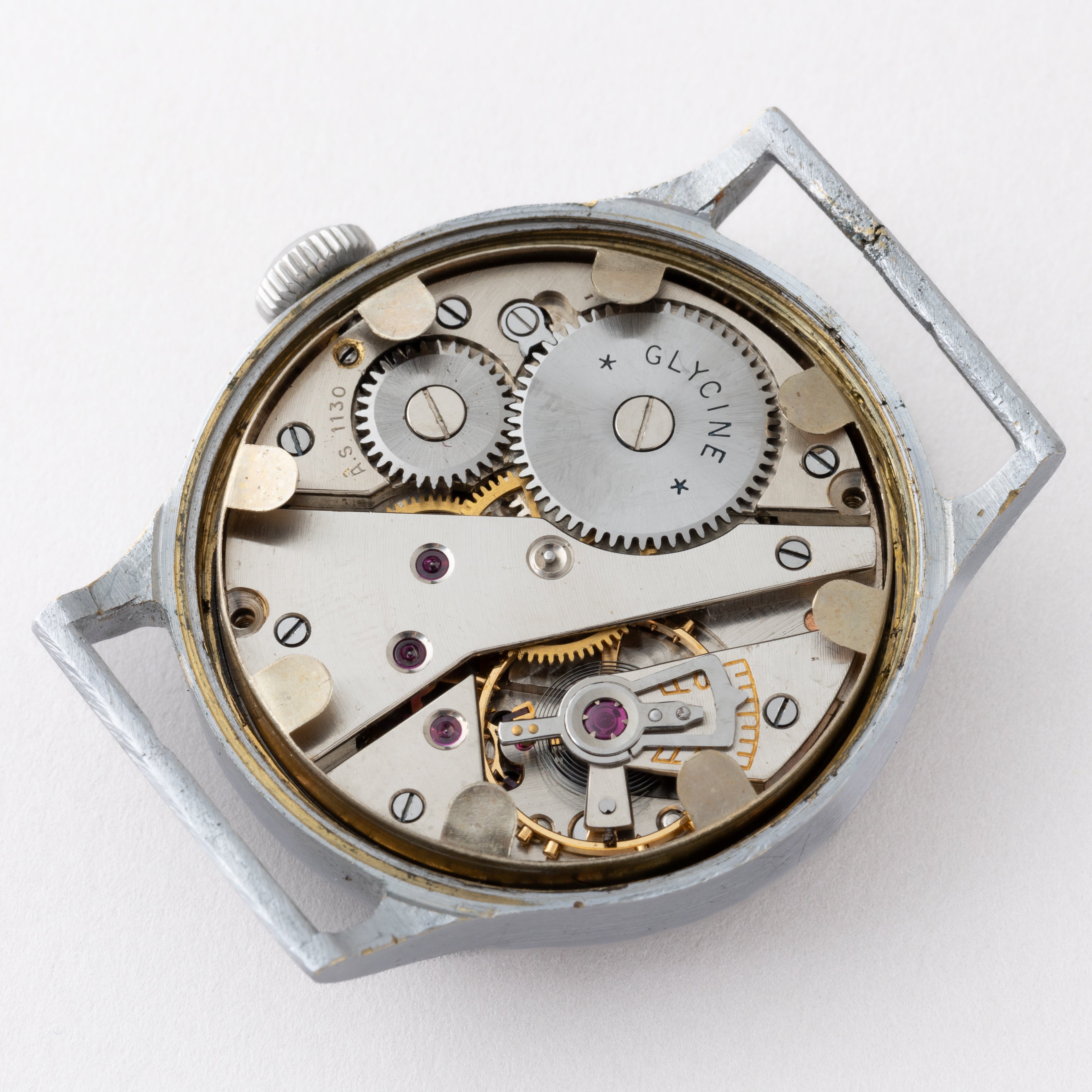 グリシン ミリタリー ドイツ陸軍  DH 1940年代製 手巻き