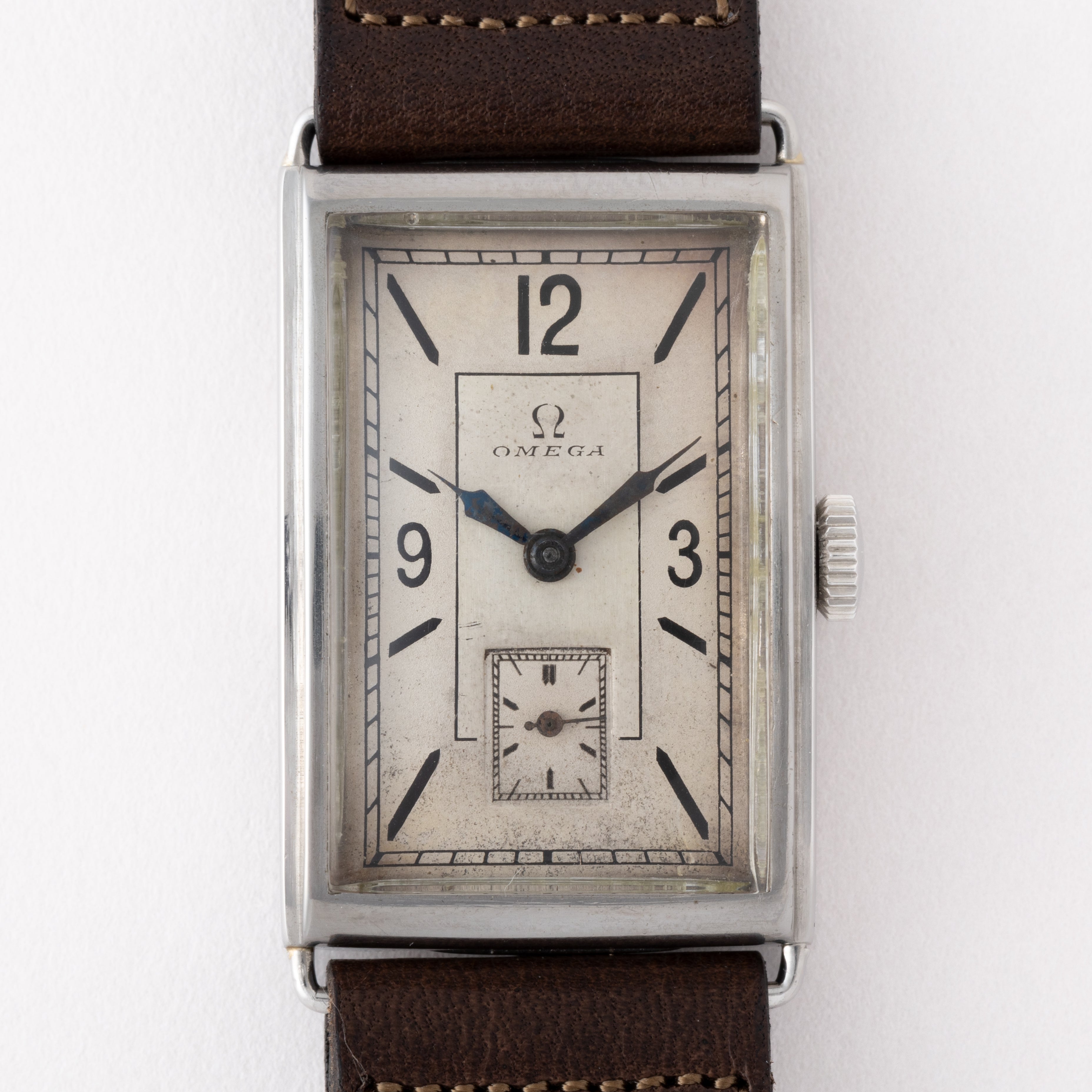 オメガ レクタンギュラー 1930年代前半製 手巻き Cal.20F スモールセコンド