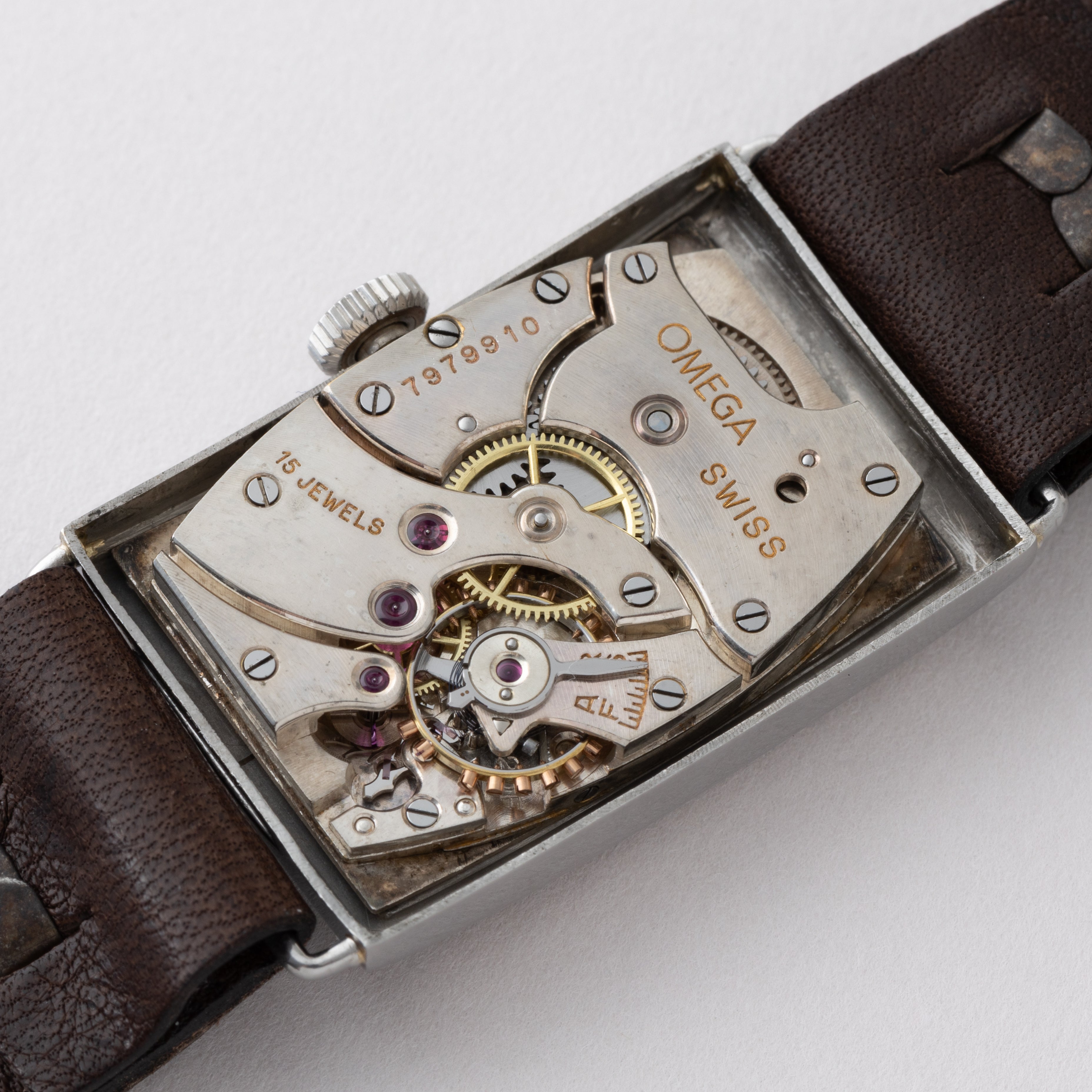 オメガ レクタンギュラー 1930年代前半製 手巻き Cal.20F スモールセコンド