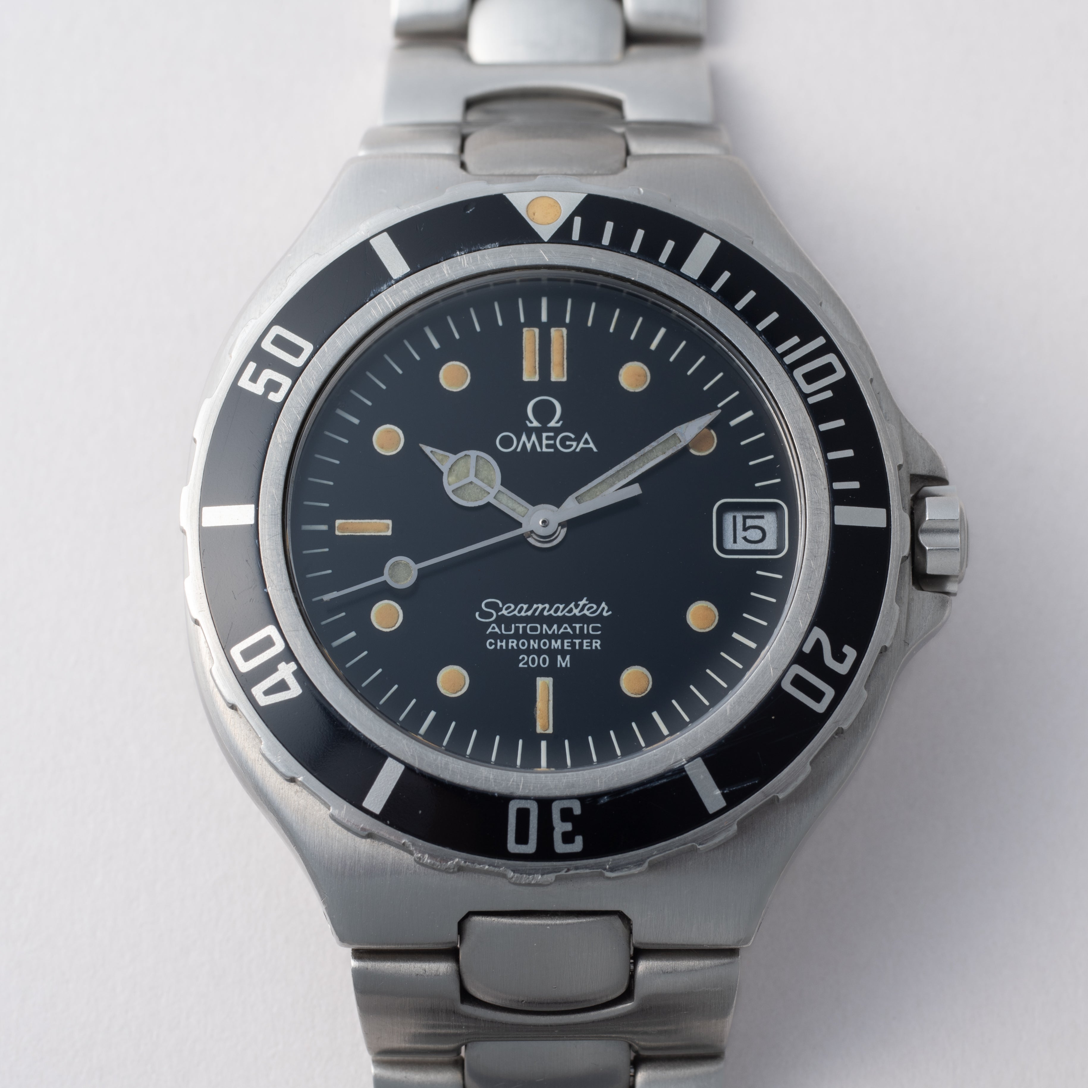 オメガ シーマスター クロノメーター 200m プレボンド 1988年製 Ref.368.1042 自動巻き