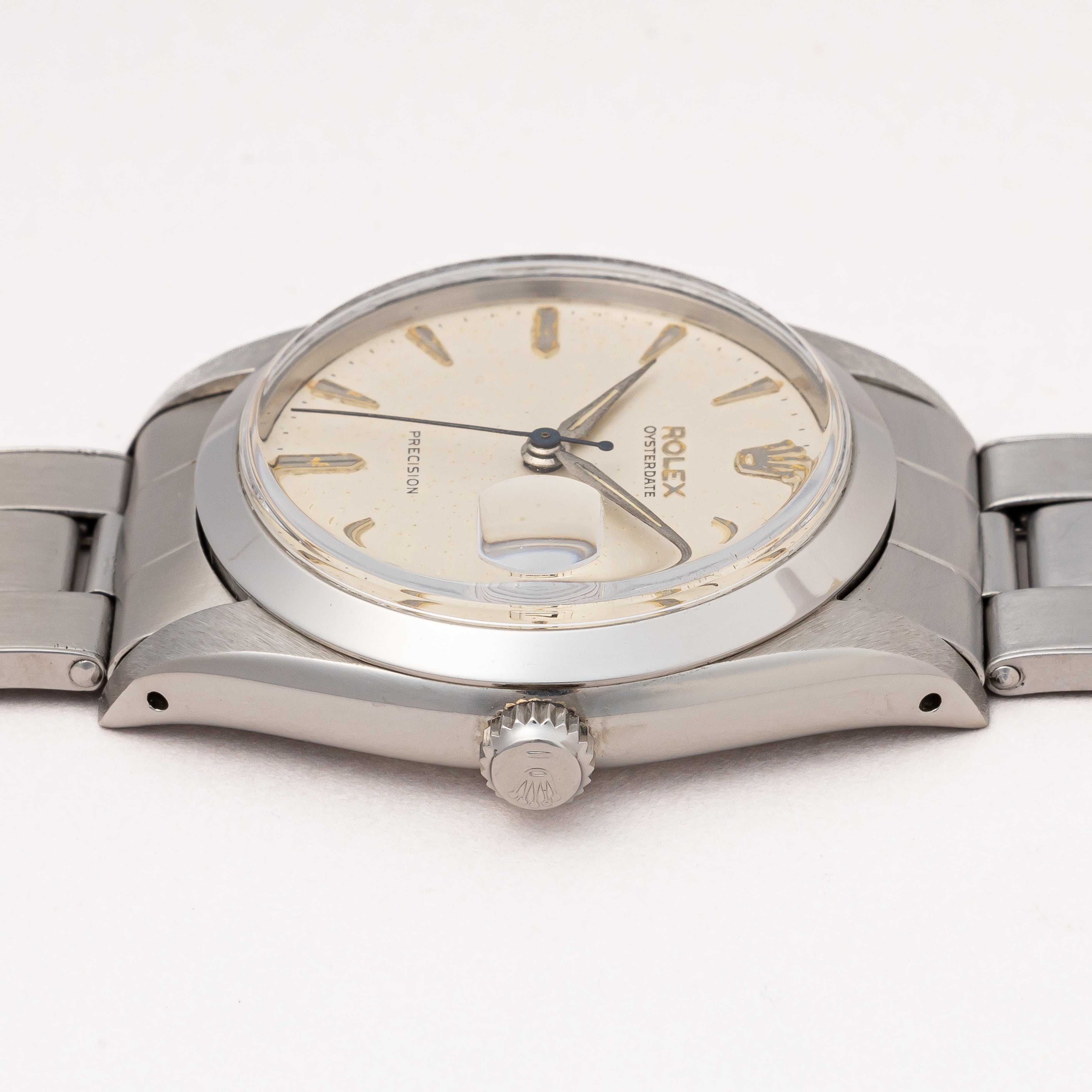 ロレックス オイスターデイト 1960年製/昭和35年製 Ref.6694 剣針 リベットブレス