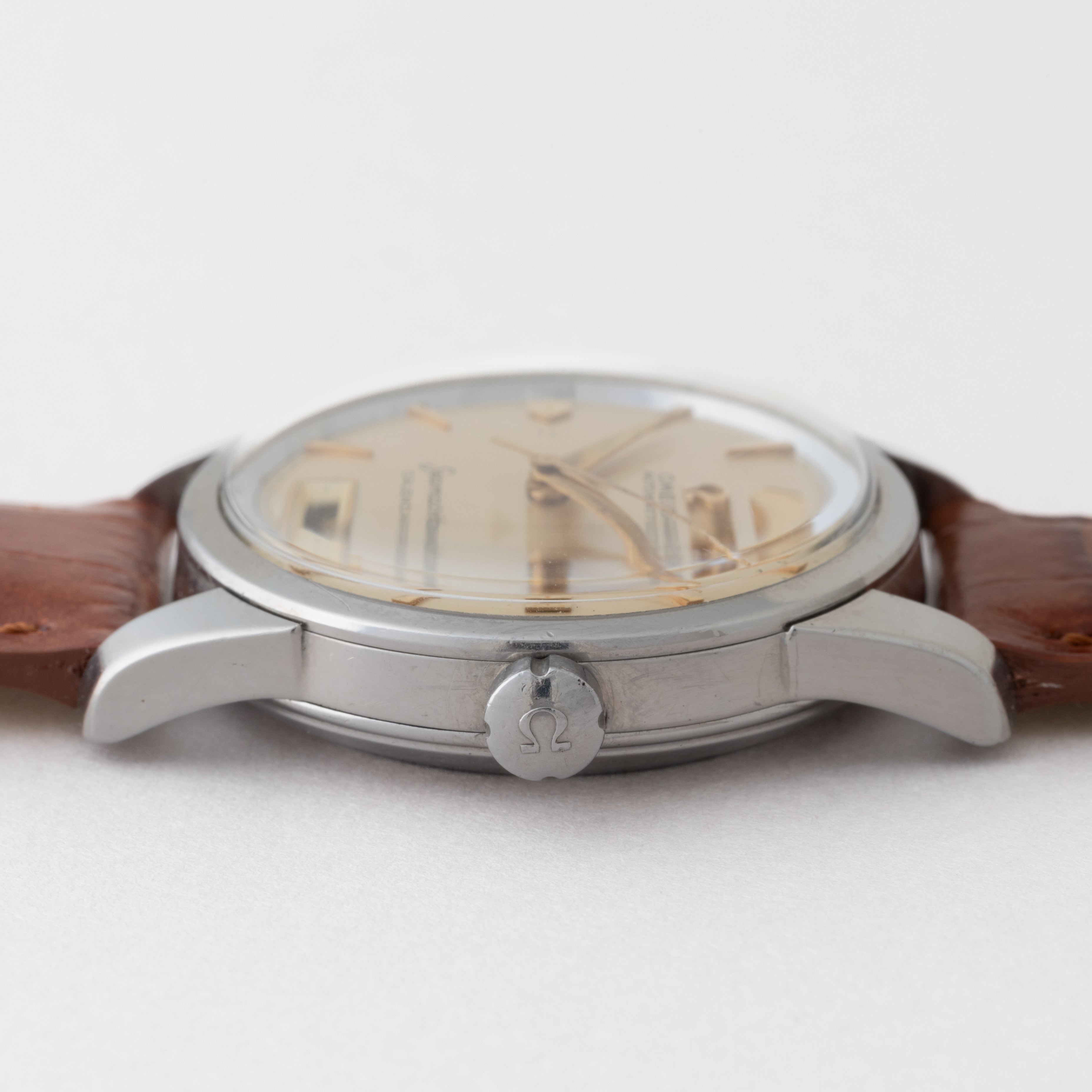 オメガ シーマスター カレンダー 1954年製 ハーフローター Cal