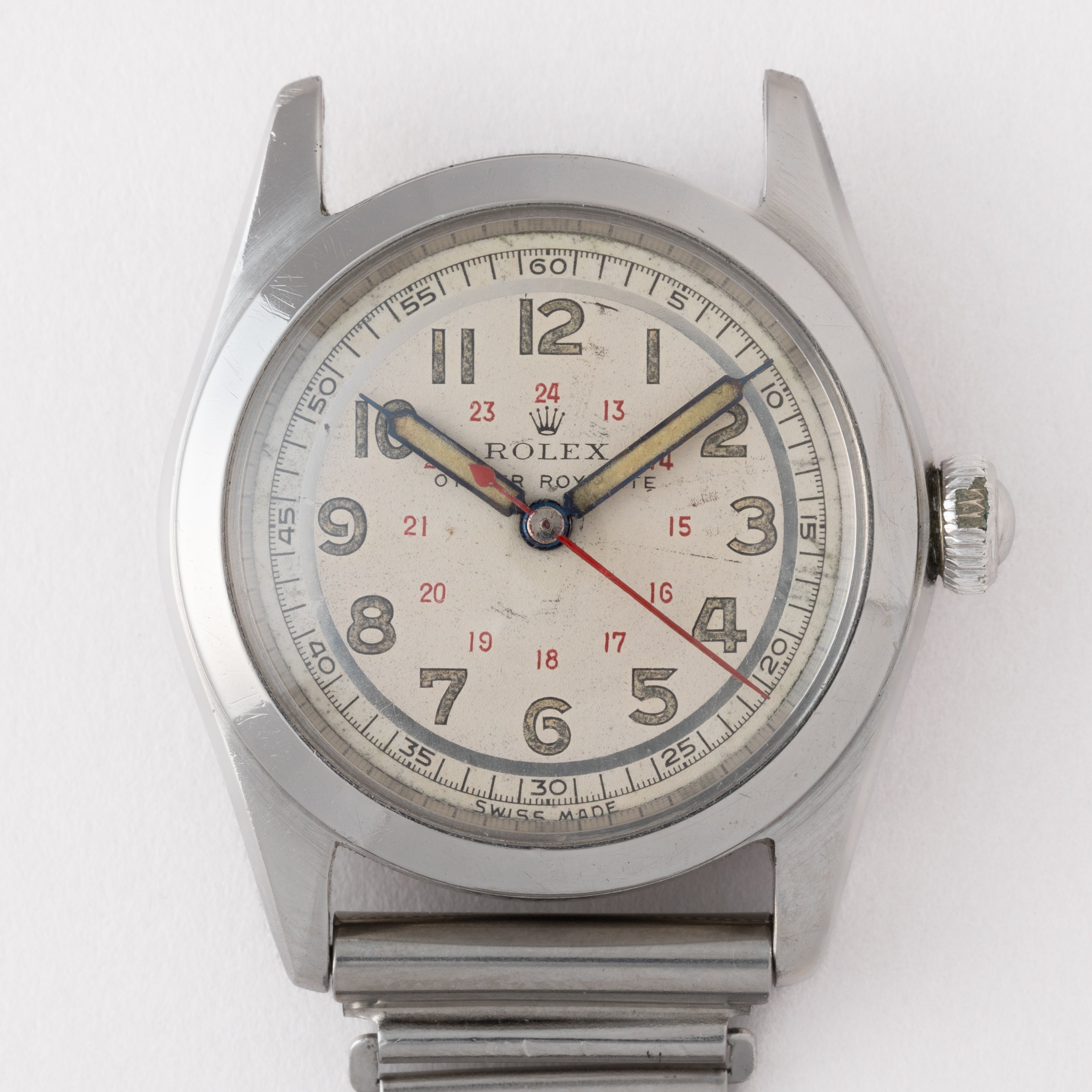 ロレックス オイスター ロイヤライト 1946年製 Ref.4420 ボンクリップSSブレス