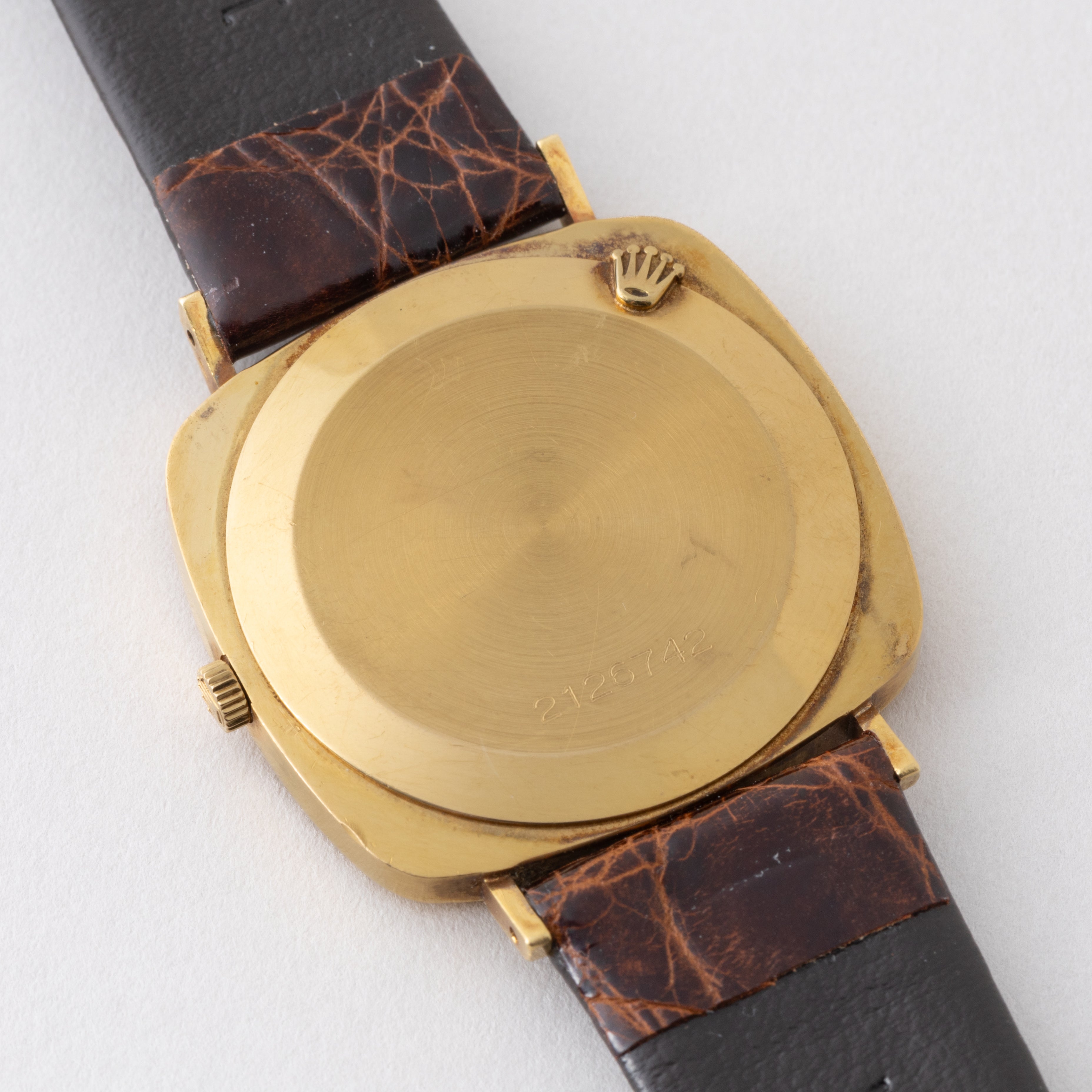 ロレックス チェリーニ 1969年製 クッションケース 18金無垢製 手巻き Ref.3747
