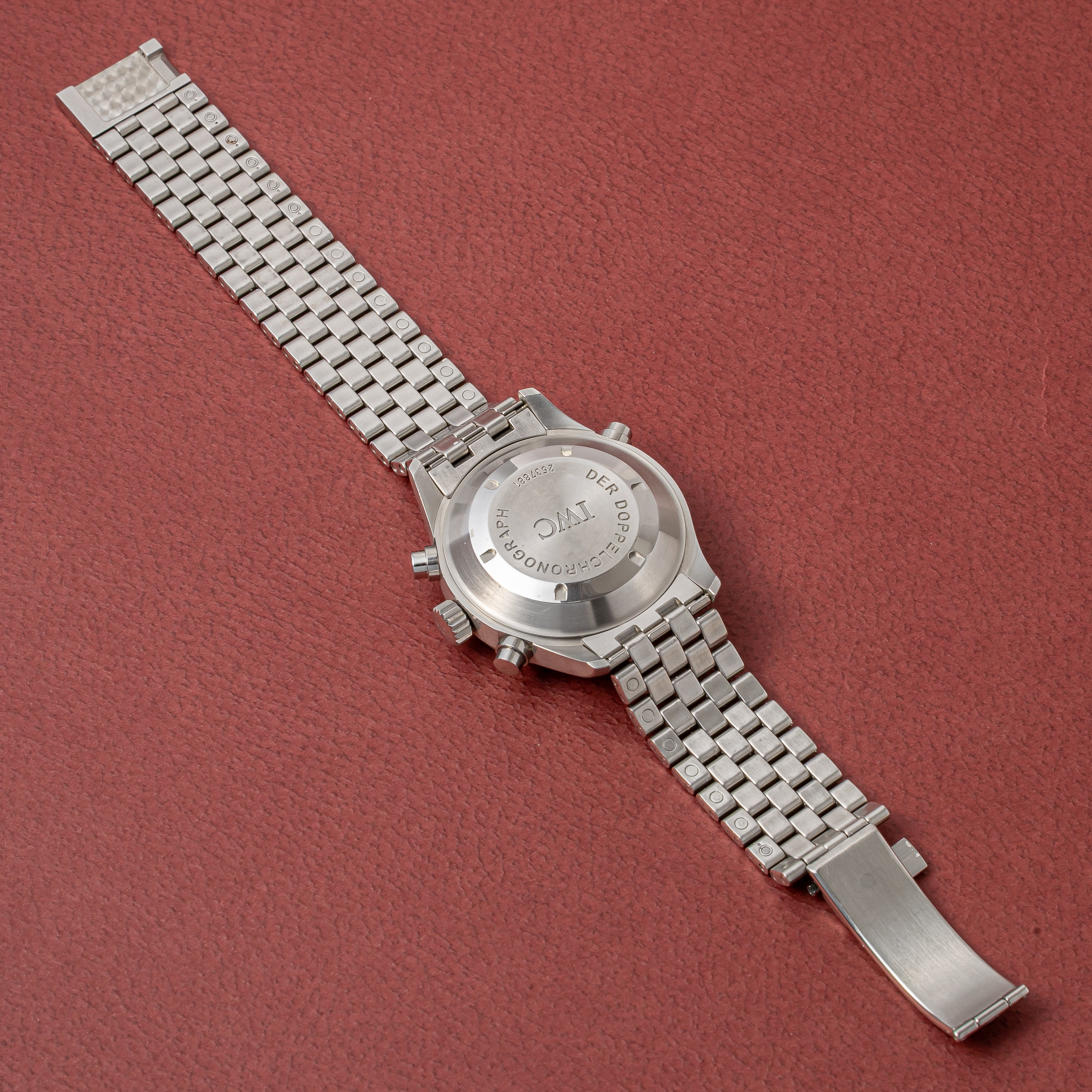 IWC ドッペルクロノグラフ 1993年製 スプリットセコンドクロノグラフ Ref.3711-003 ギャラ付き 純正ブレス