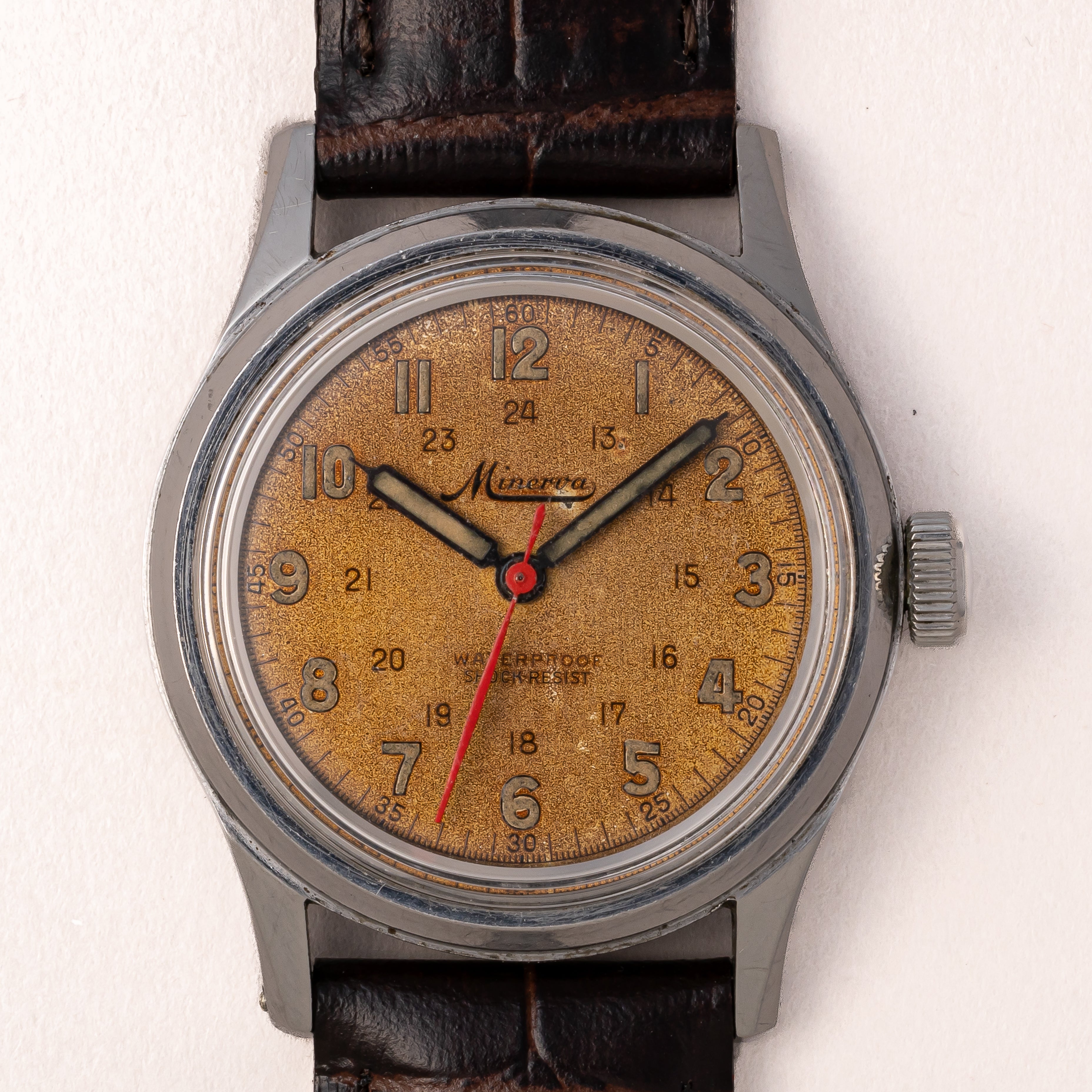 ミネルバ アラビアダイヤル 1940年代製 手巻き Ref.825