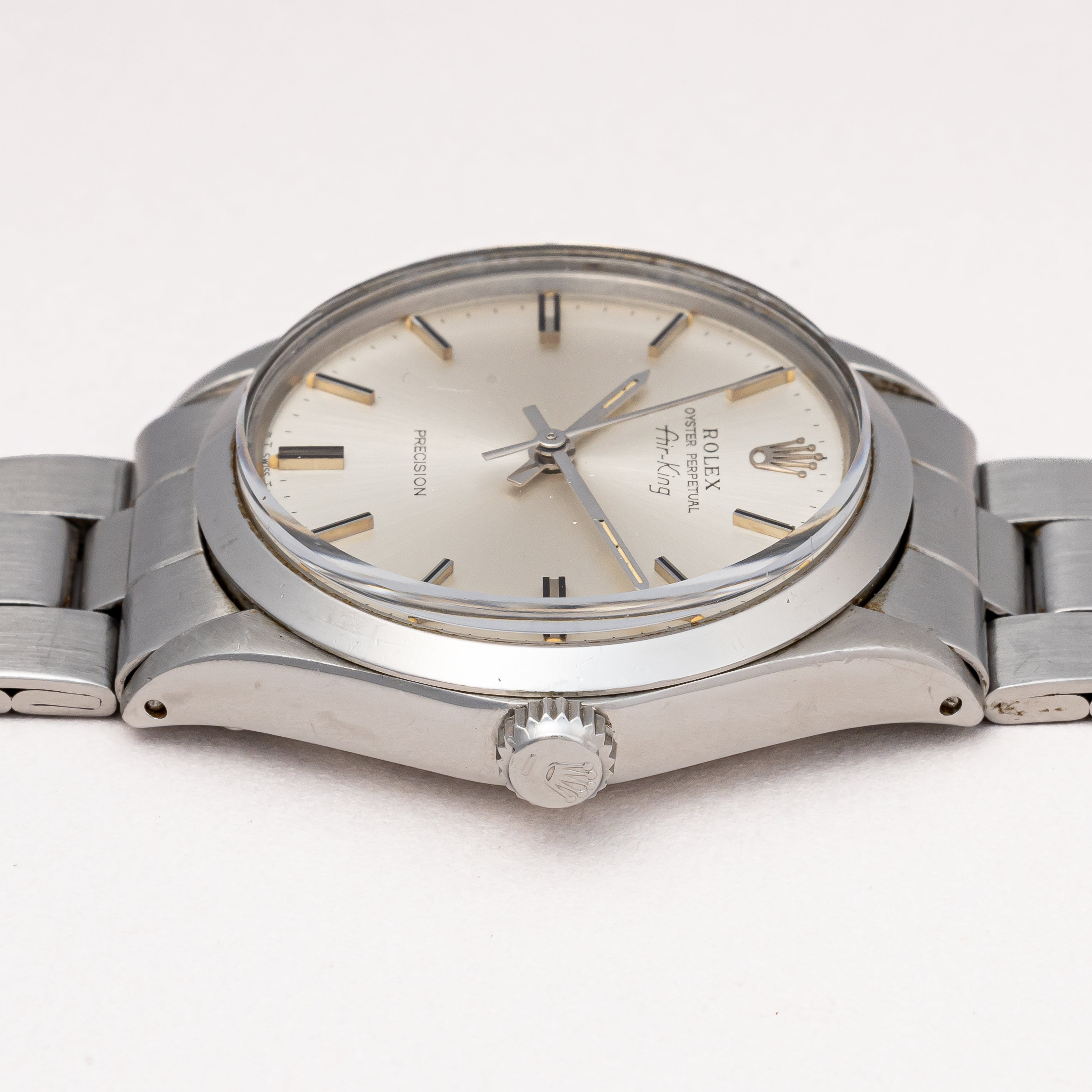 海外販促品 新品 ROLEX掛け時計 エアキング　シルバー/ブラック 海外販促品 新品 ROLEX掛け時計 エアキング シルバー/ブラック