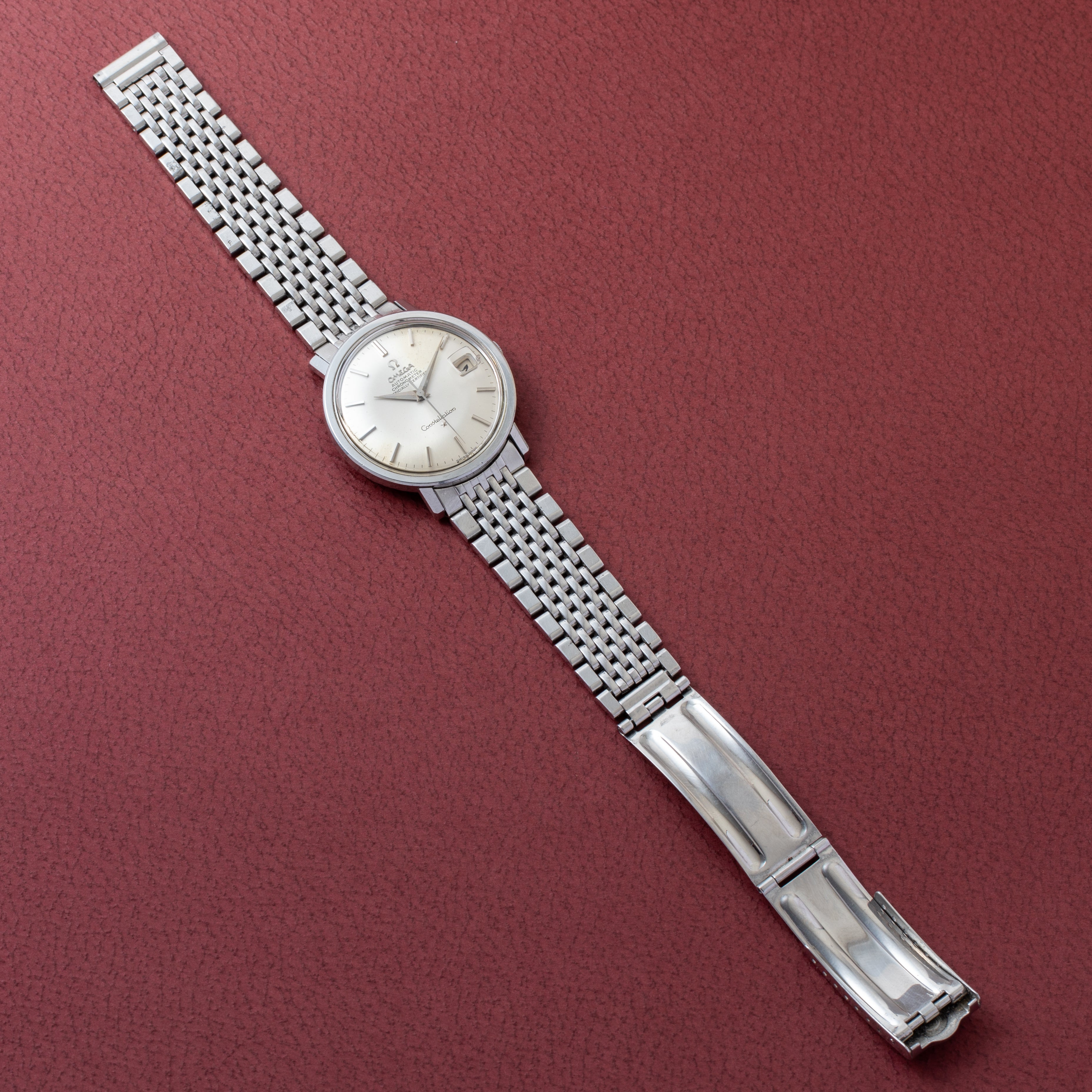 オメガ コンステレーション ラウンドケース 1966年製 Ref.168.004 純正ブレス クロノメーター