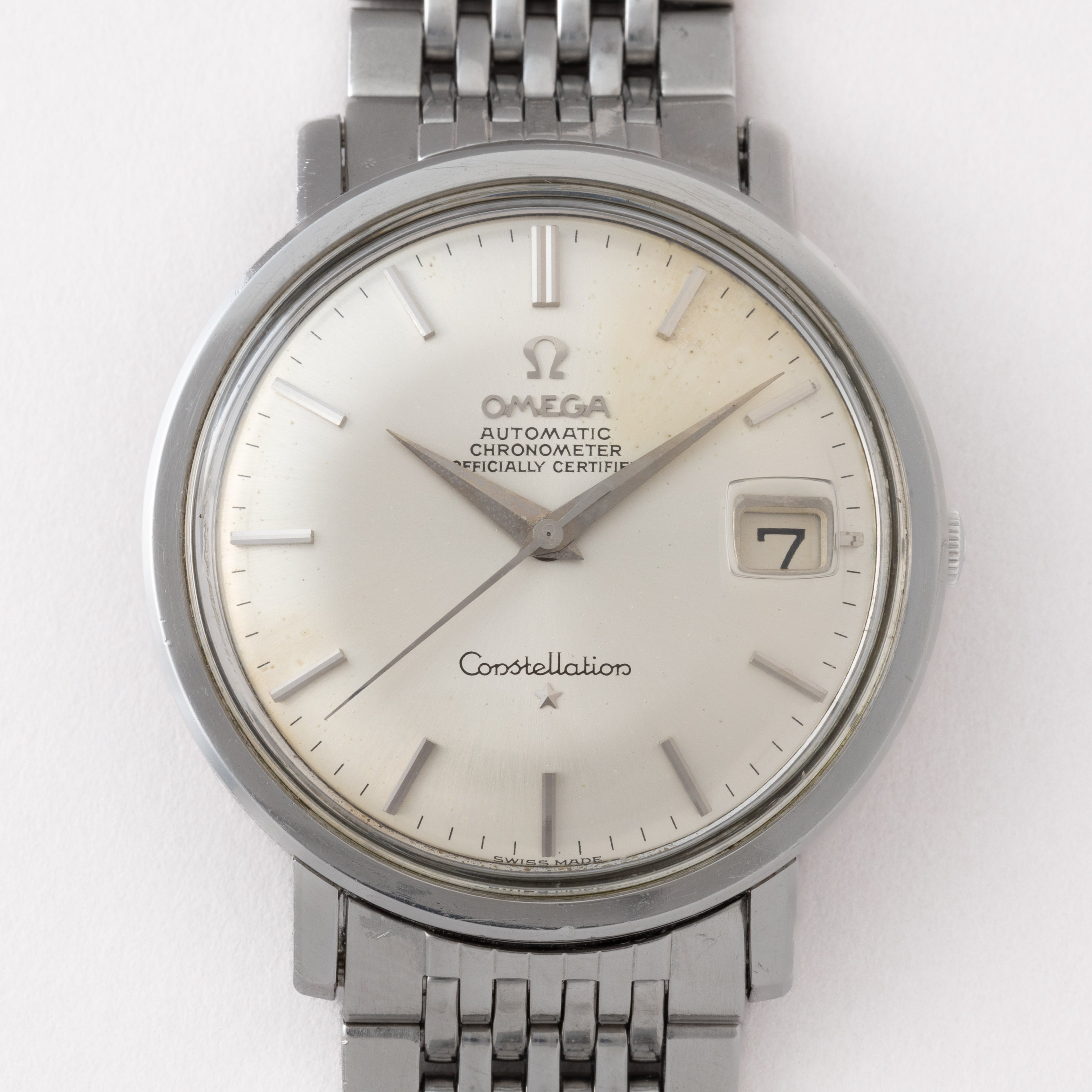 オメガ コンステレーション ラウンドケース 1966年製 Ref.168.004 純正ブレス クロノメーター