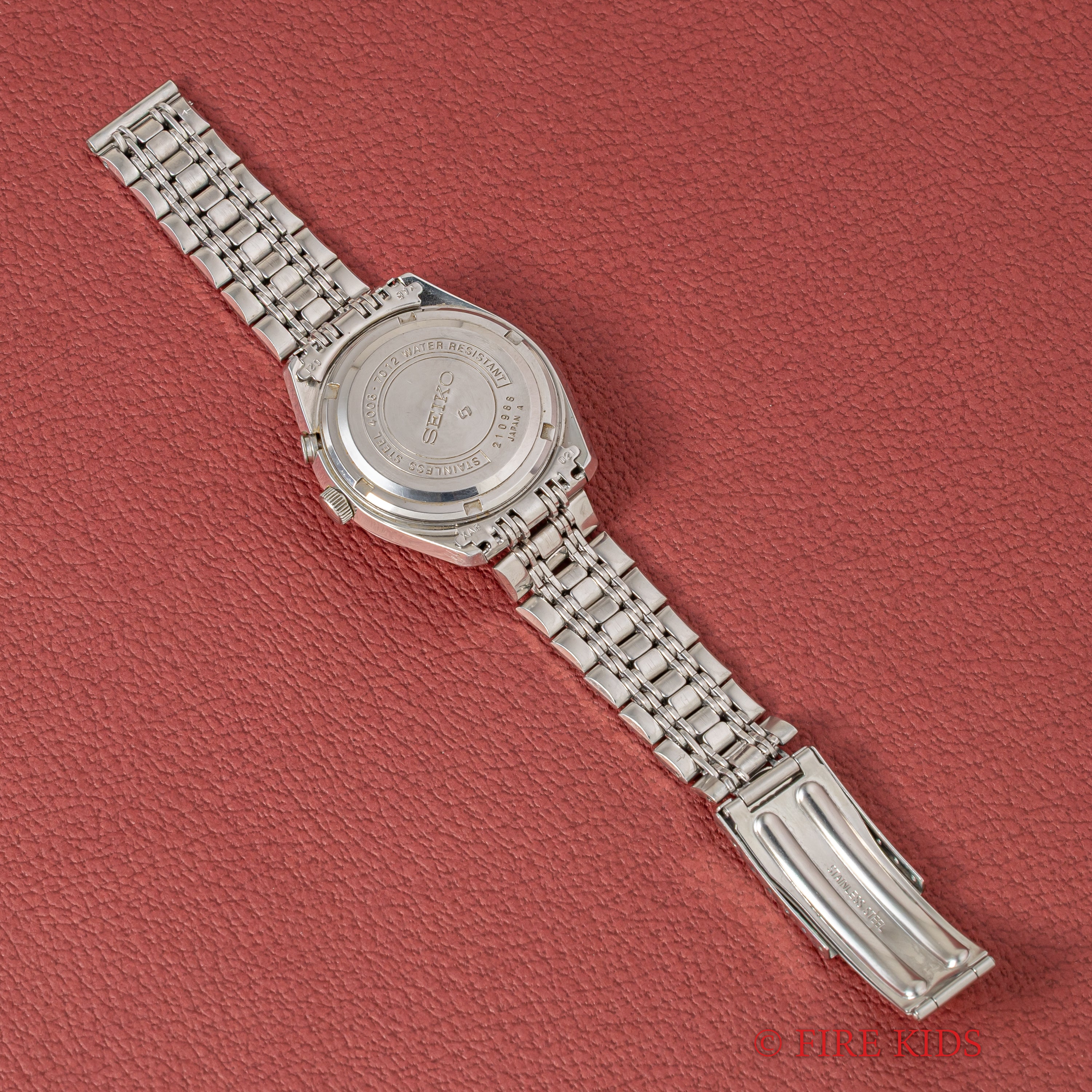 セイコー ベルマチック 1968年製 ステンレス 自動巻アラームウオッチ Ref.4006-7012 純正ブレス
