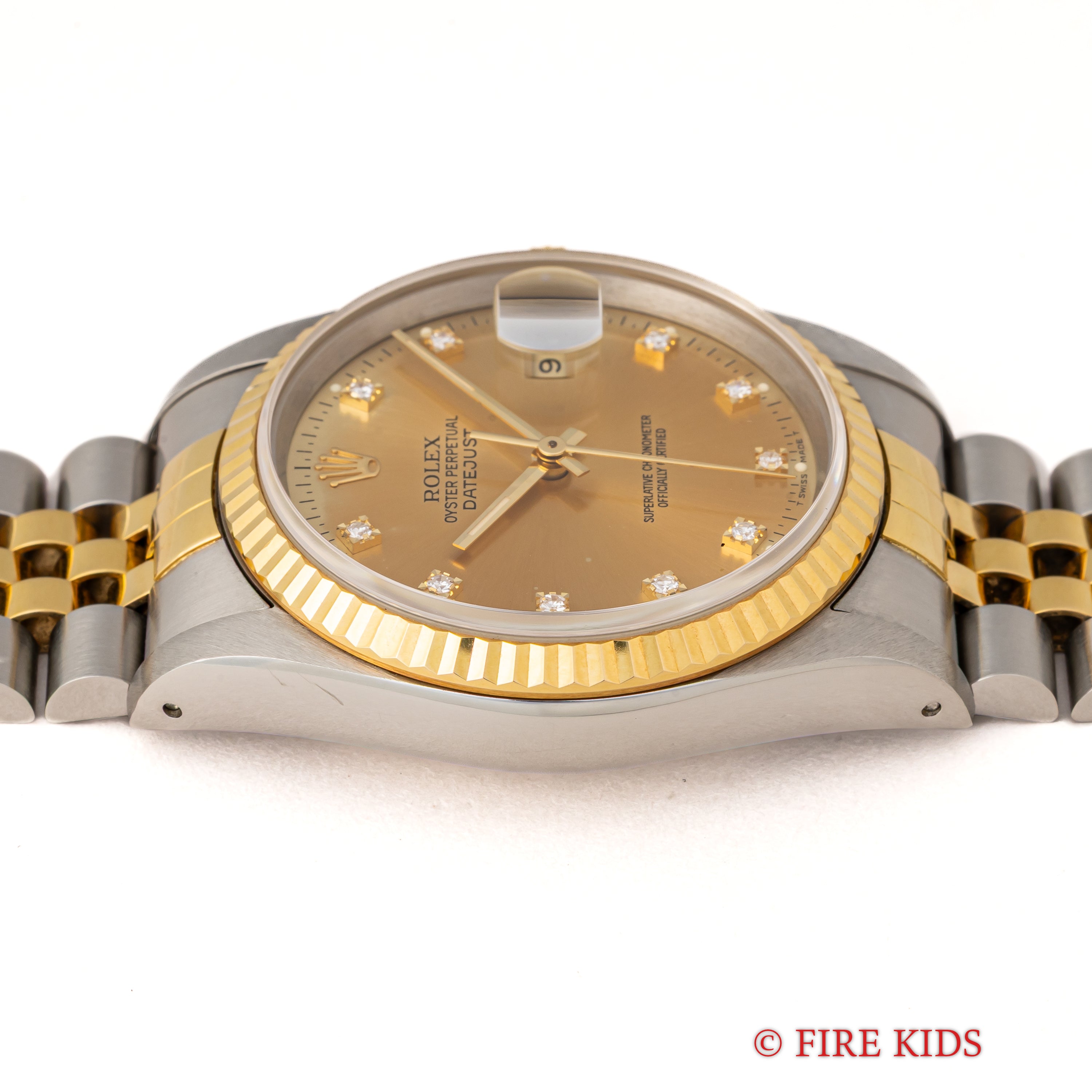 ロレックス デイトジャストコンビ10Pダイヤ 1989～90年製 Ref.16233G