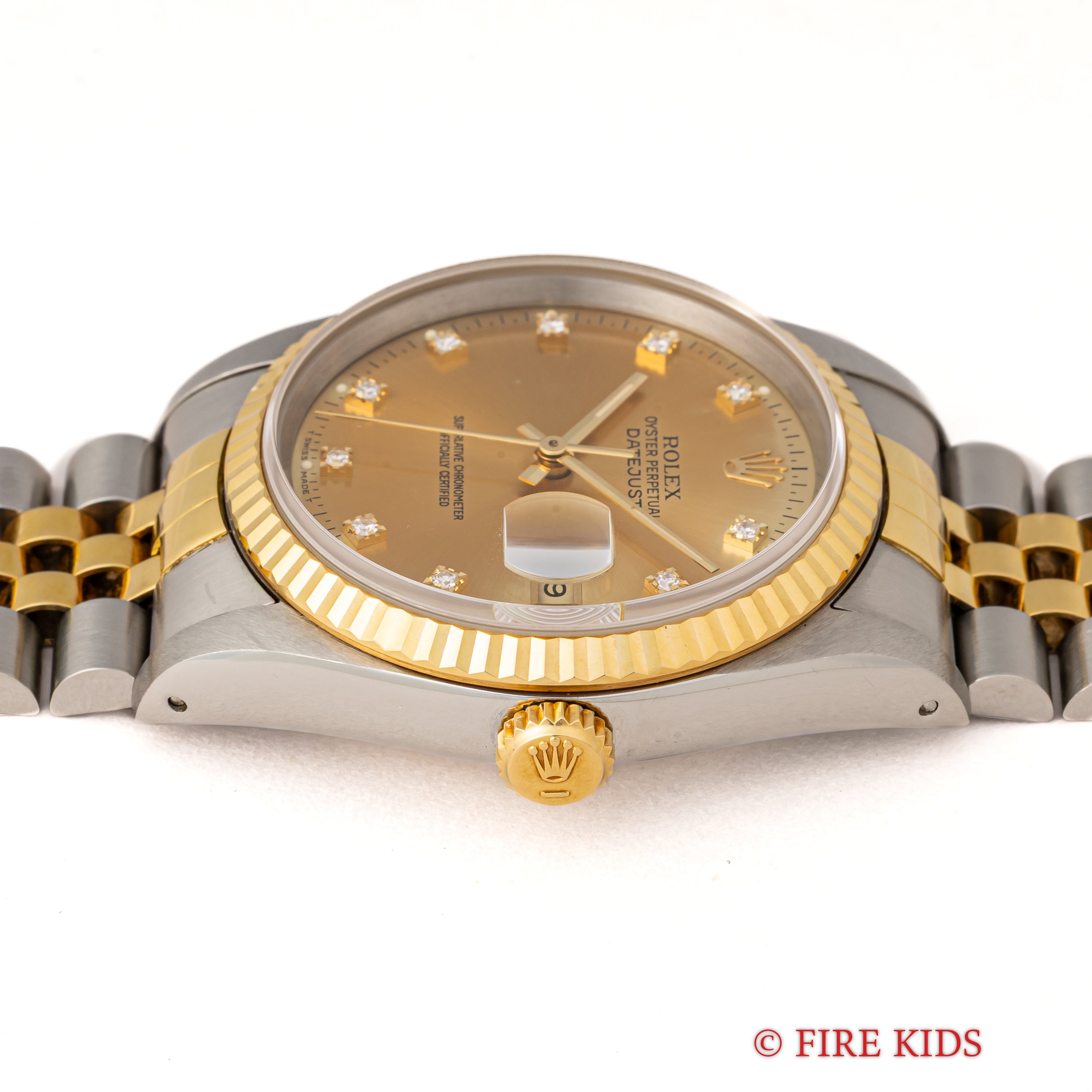 ロレックス デイトジャストコンビ10Pダイヤ 1989～90年製 Ref.16233G