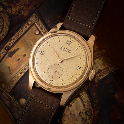 エテルナ 1940年代 バンパー オートマチック 14金無垢ケース