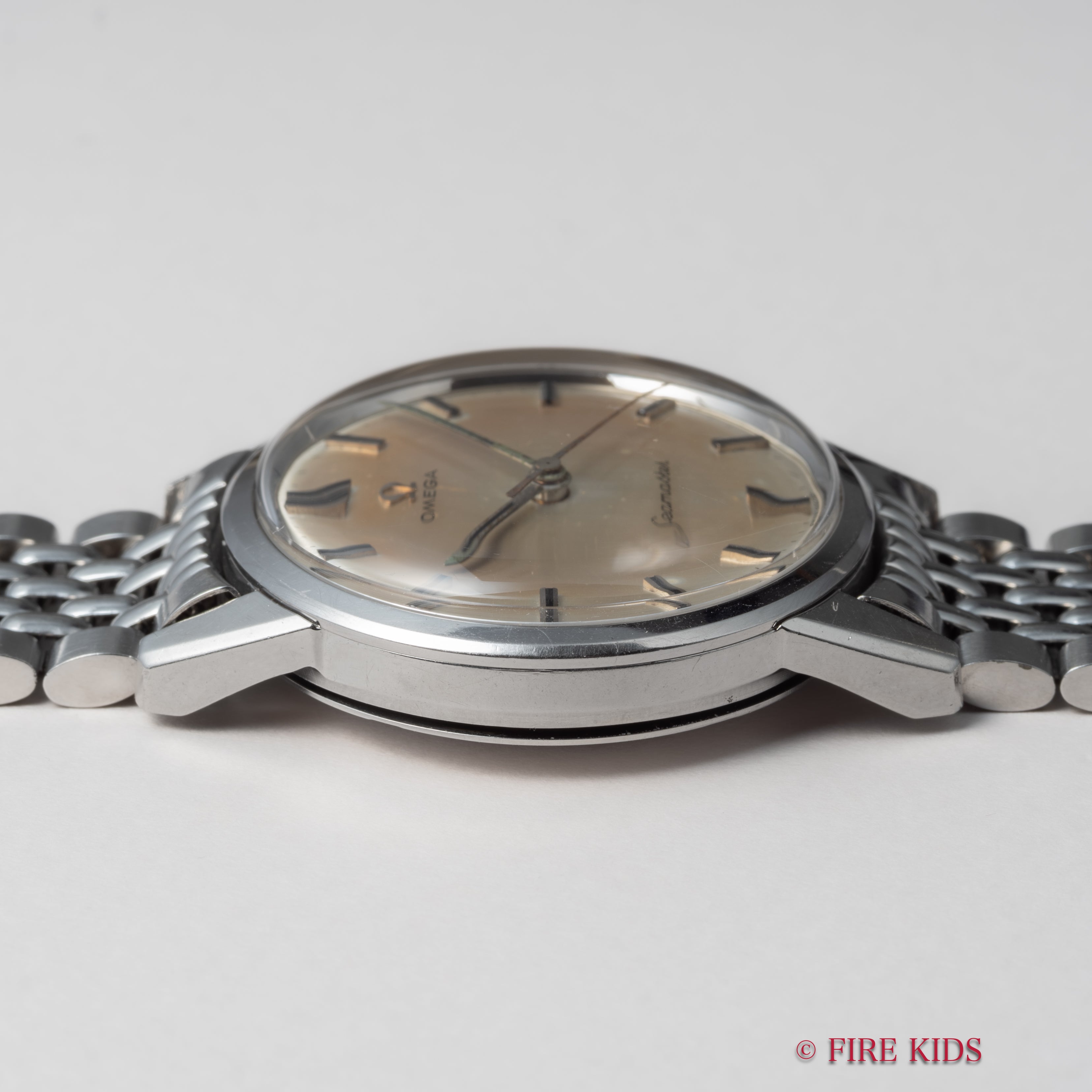 オメガ シーマスター 30mmキャリバー 手巻 Cal.285 1961年製 純正ライスブレス