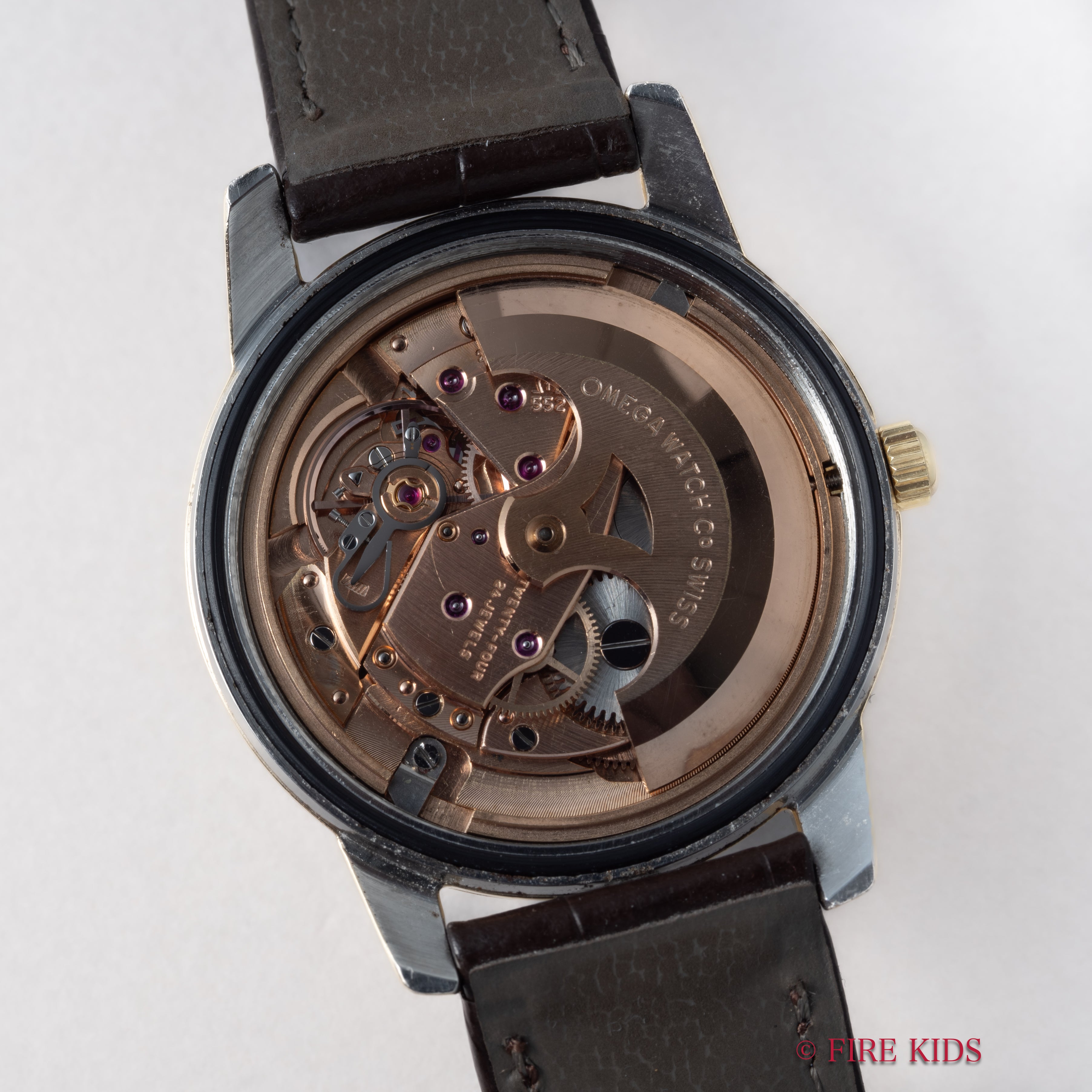 オメガ シーマスター CAPゴールド 1963年製 Ref.165.011-63 SC 純正尾錠付き