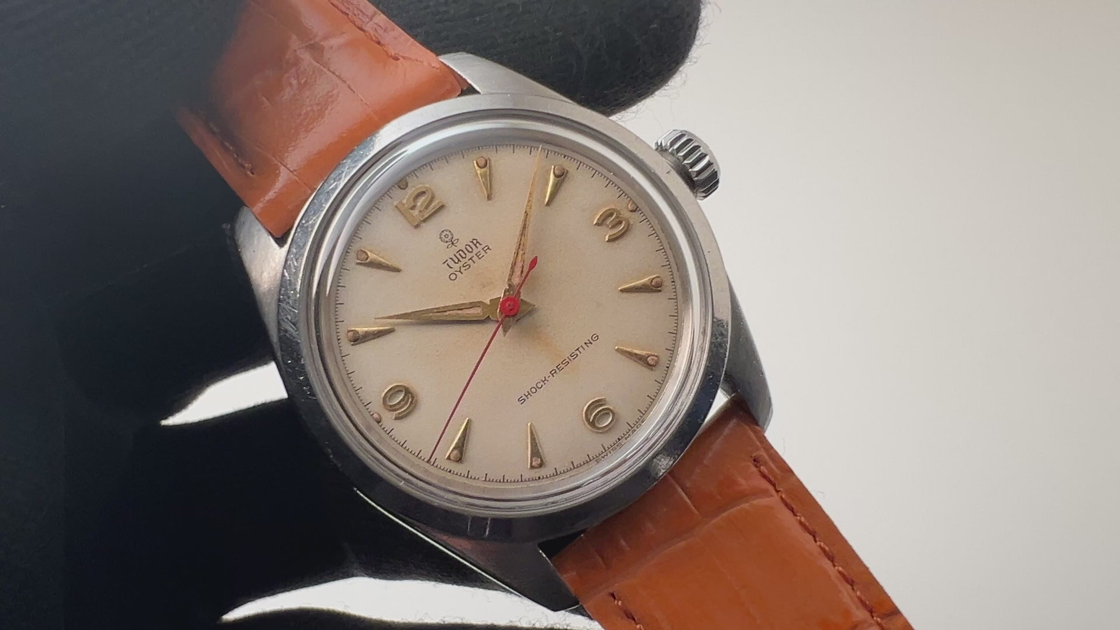 チューダー オイスター 小薔薇 1955年製 オリジナル飛びアラビア