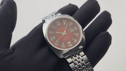 IWC アクアタイマー 1969年製 Ref.1816 レッドダイヤル ダイバーズウオッチ 純正ブレス