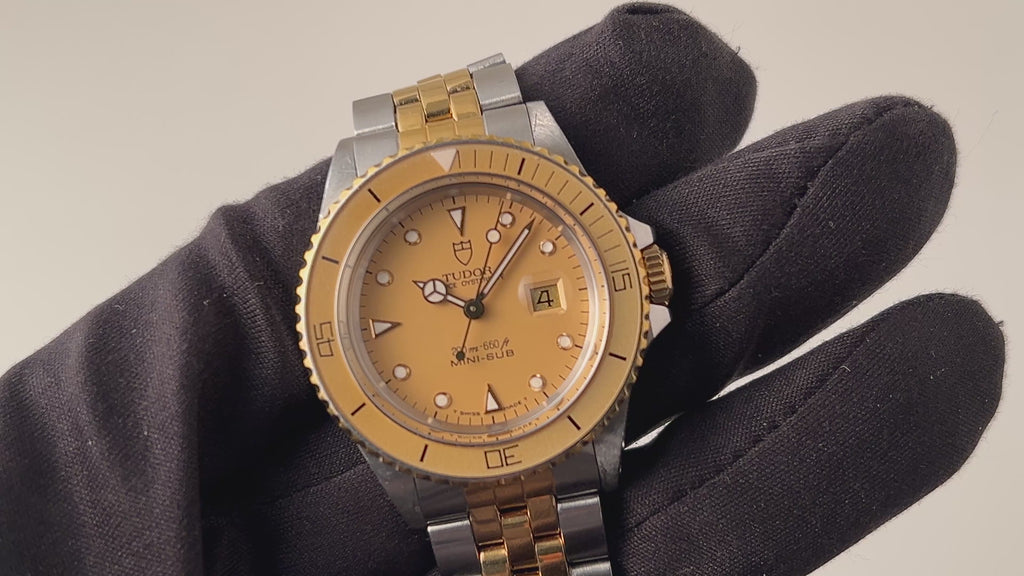 チューダー ミニサブ 自動巻き 1989年製 Ref.73091 コンビ 王冠