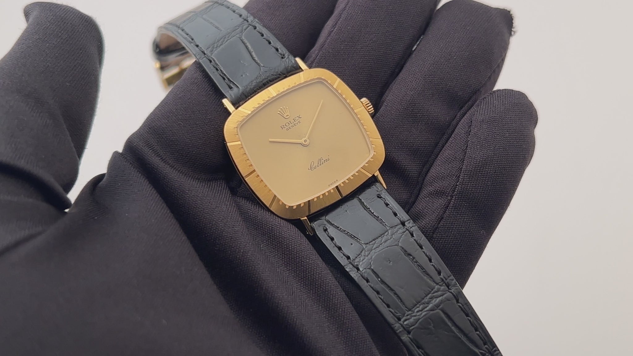 【OH済み】ROLEX チェリーニ K18YG 手巻き 4084 金無垢 腕時計