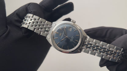 IWC ヨットクラブ ブルーダイヤル 1969年製 ギャラ付純正ステンレスブレス Cal.8541B