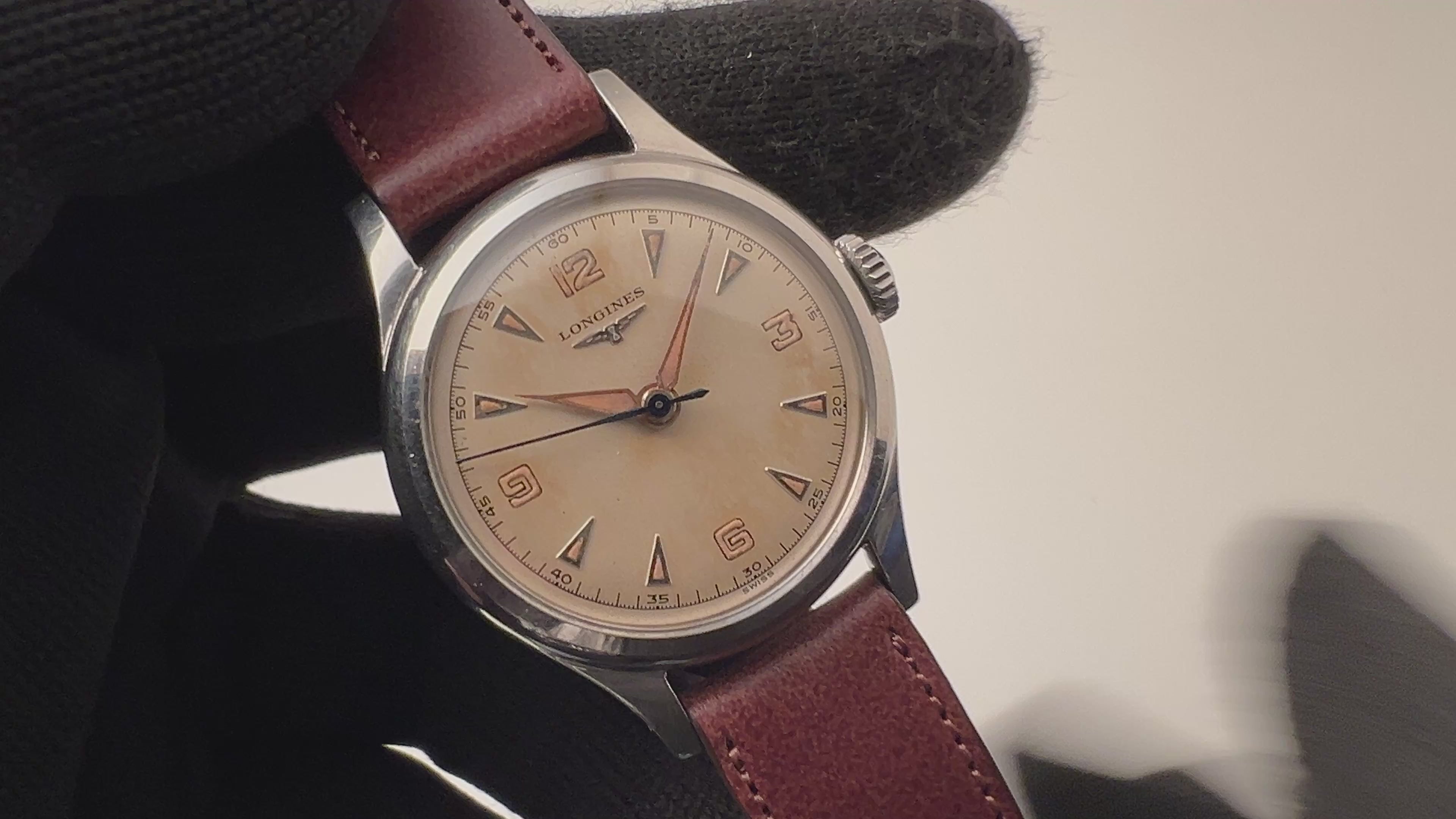 1890年統一　ダブルフローリン　5枚セット ロンジン セイタケ 手巻き 飛びアラビアダイヤル 1950年代製