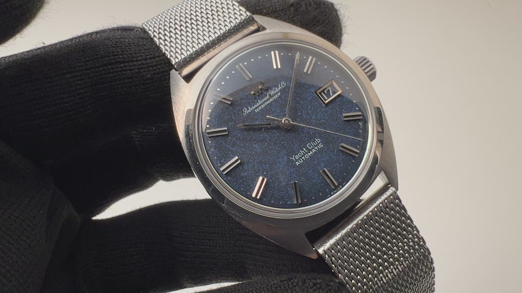 IWC ヨットクラブ ブルーマーブル 1969年製 ペラトン式自動巻