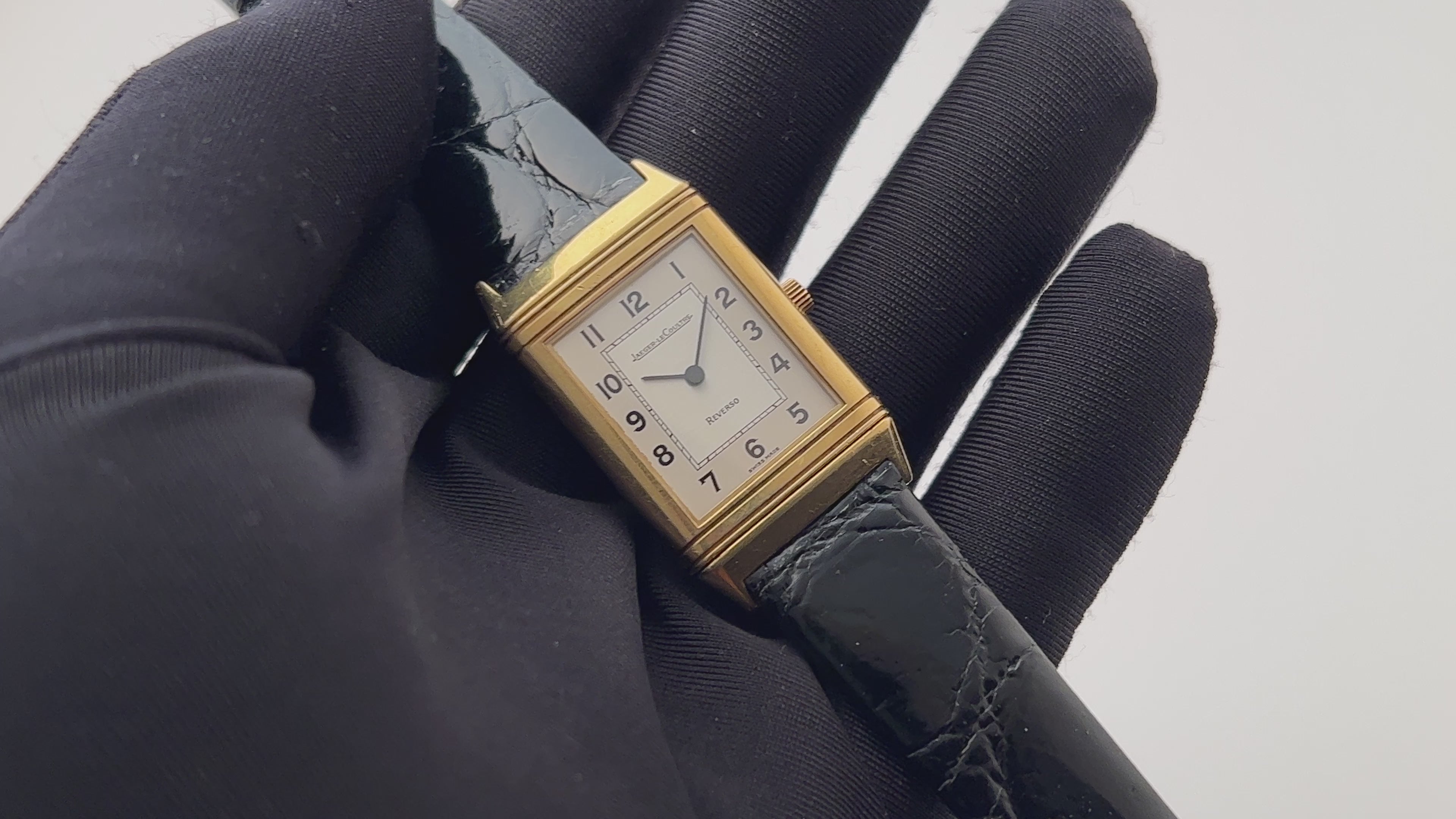 ジャガールクルト 18K 金無垢腕時計 ヴィンテージモデル - 腕時計 