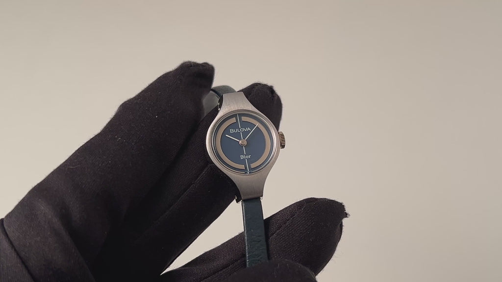 390/70年代 ブローバ x Dior/ディオール Wネーム 手巻き ブローバ ディオールWネーム レディースウオッチ 1970年代製 手