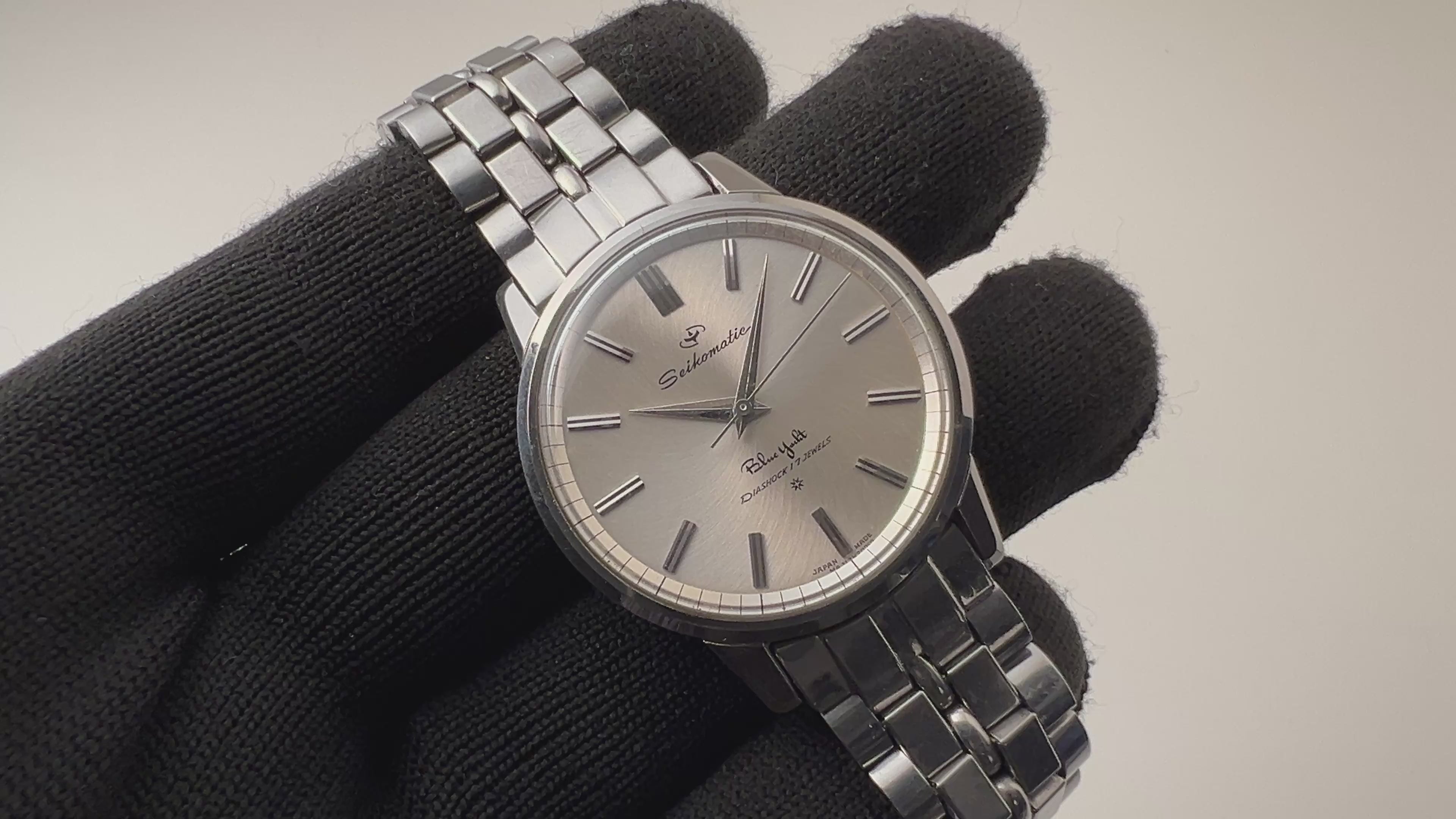 【稼働】SEIKO matic セイコーマチック ブルーヨット J13034E セイコー マチック ブルーヨット SDダイヤル 1961年製 自動巻