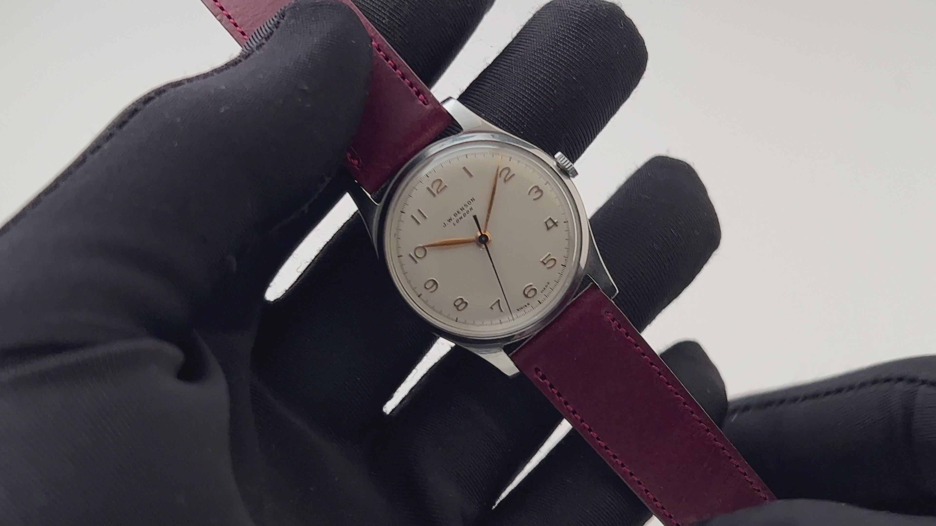 50s1950s-1960s J.W.BENSON ベンソン 腕時計 イギリス製