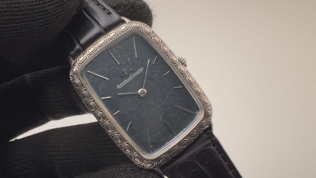 カルトラーレ ジャガールクルト レクタンギュラー 銀無垢ケース 手巻き 1970