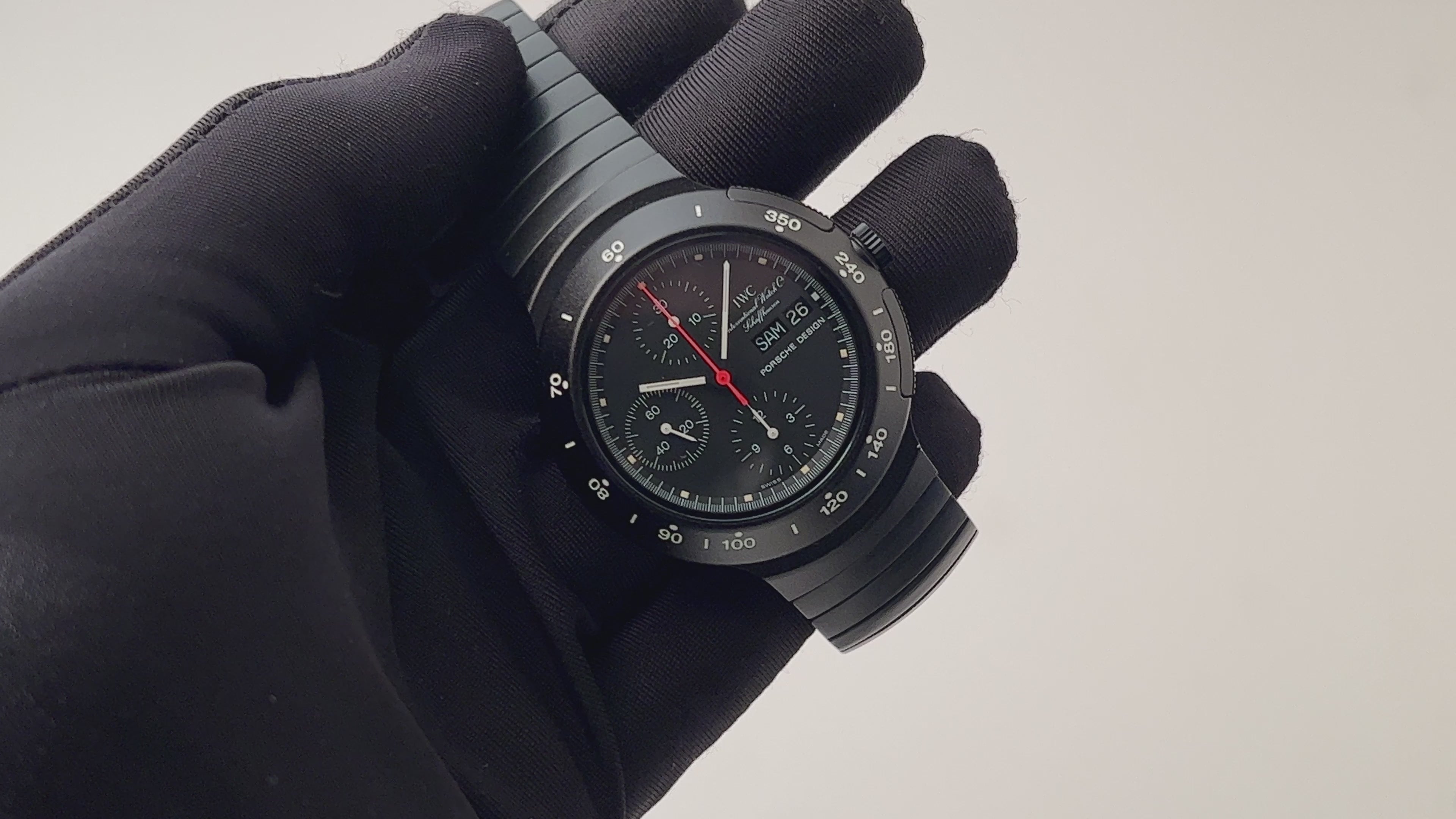 IWC PORSCHE DESIGN コラボ クロノグラフ ラバーベルト - 腕時計(アナログ)