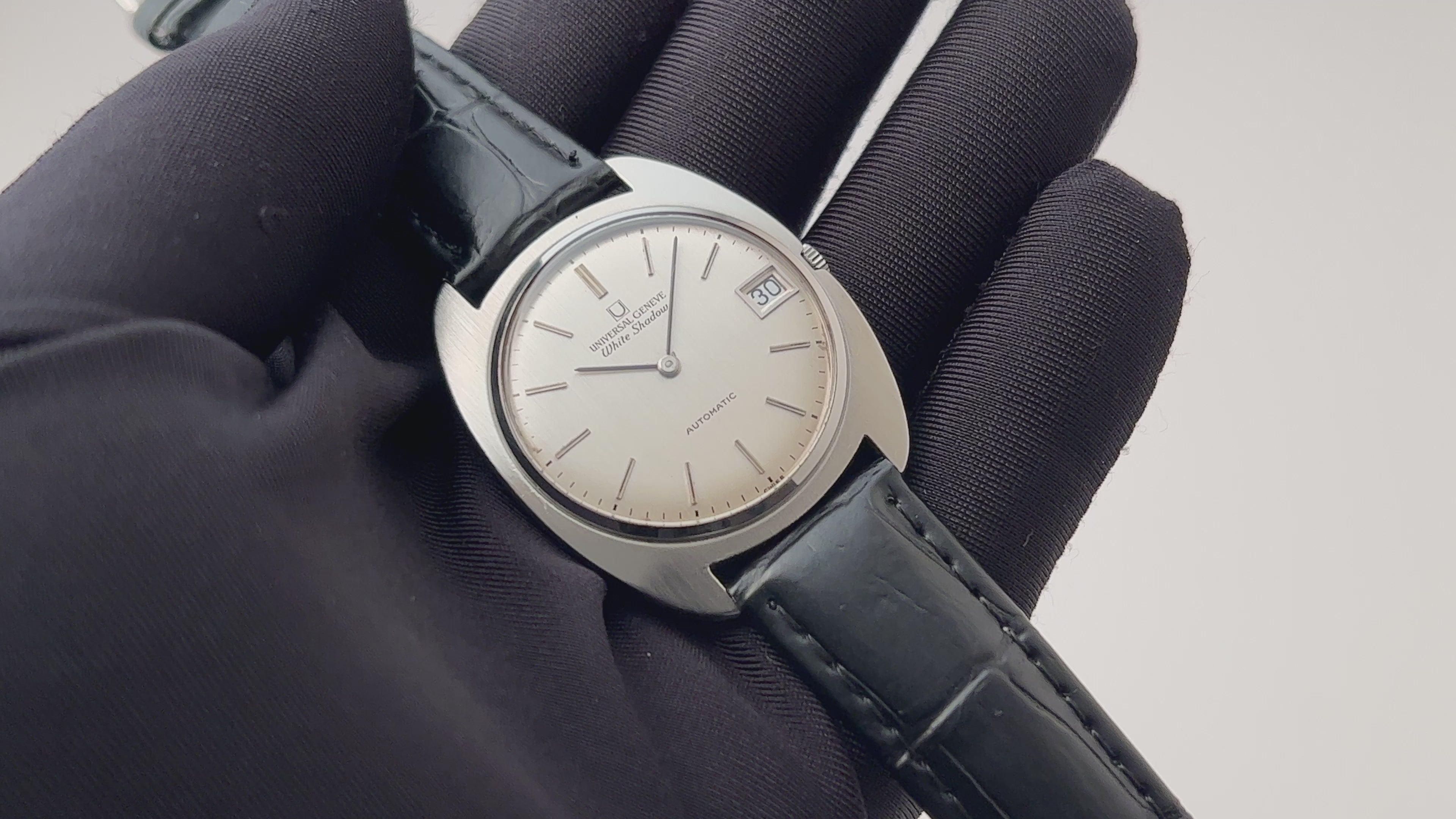 幻の名品 UNIVERSAL GENEVE WHITE SHADOW QZ - 腕時計(アナログ)