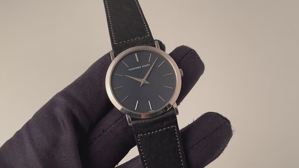 Daily1(オマケ付)専用様 オーデマ・ピゲ 18金無垢ホワイトゴールド 1970年代製 手巻Cal