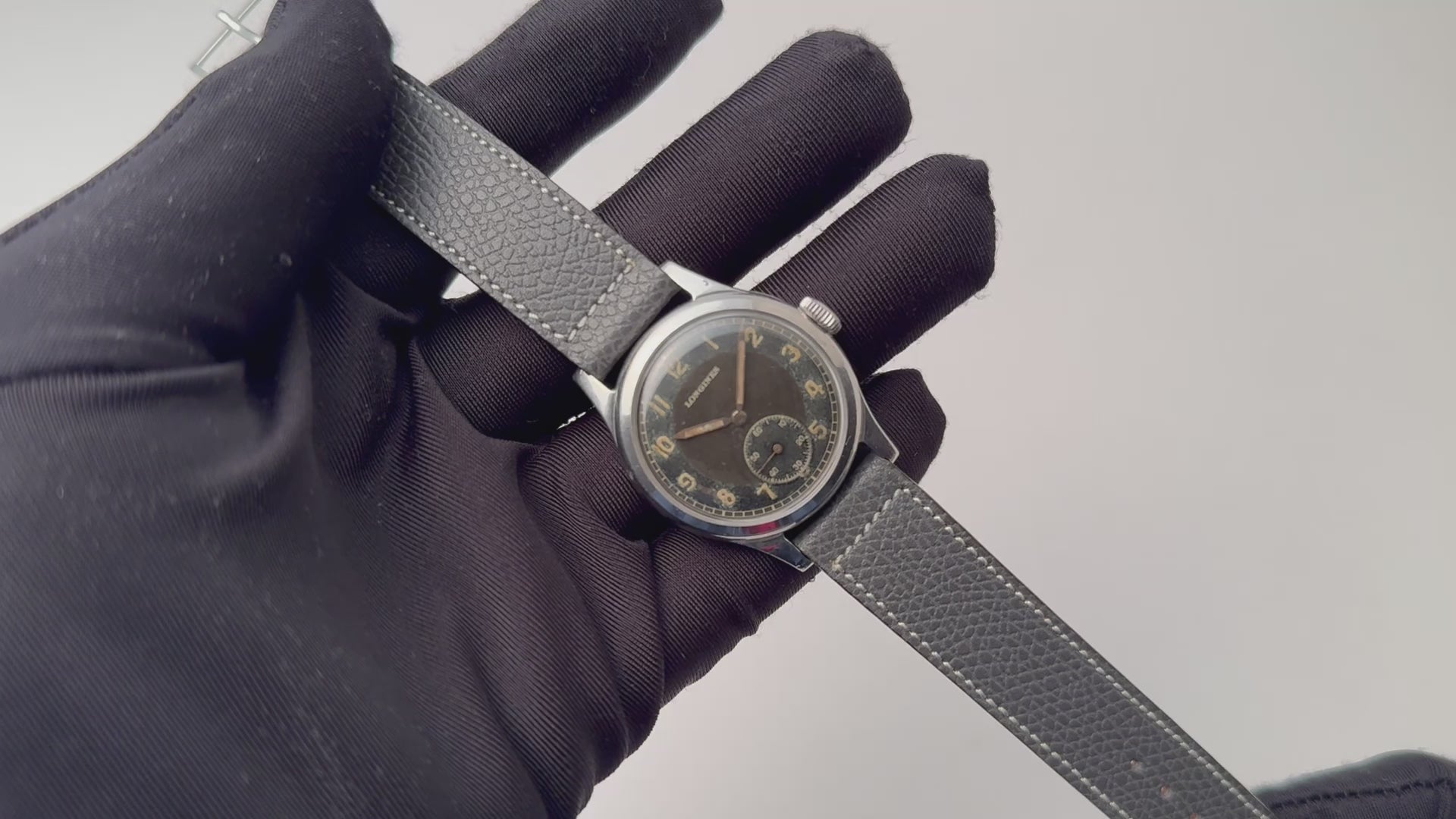 ロンジン スモセコ 手巻き 腕時計 - 腕時計(アナログ)