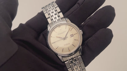 IWC インヂュニア 1961年製 純正ステンレスブレス付き Ref.666AD ゲイフレアーブレス