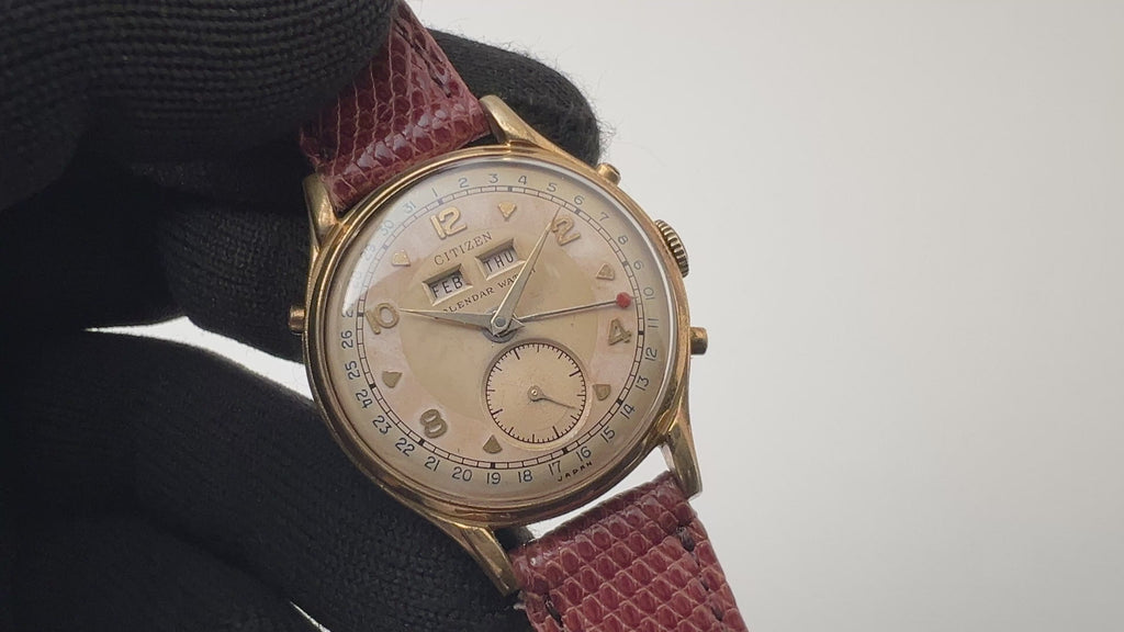 シチズン カレンダーウォッチ初期型 1950年代製 手巻き