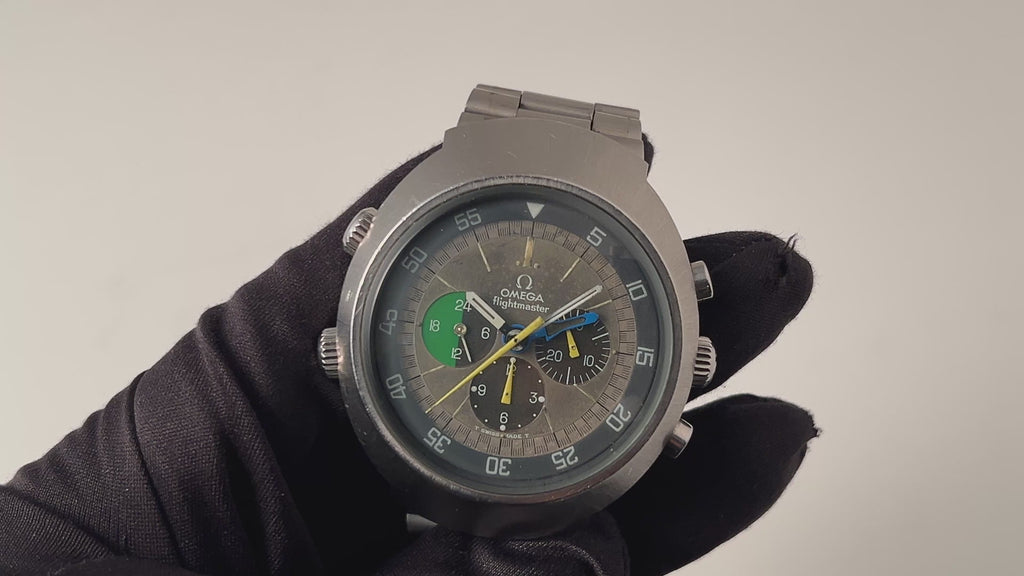 オメガ フライトマスター前期イエロー針 1971年製 Ref.145.013