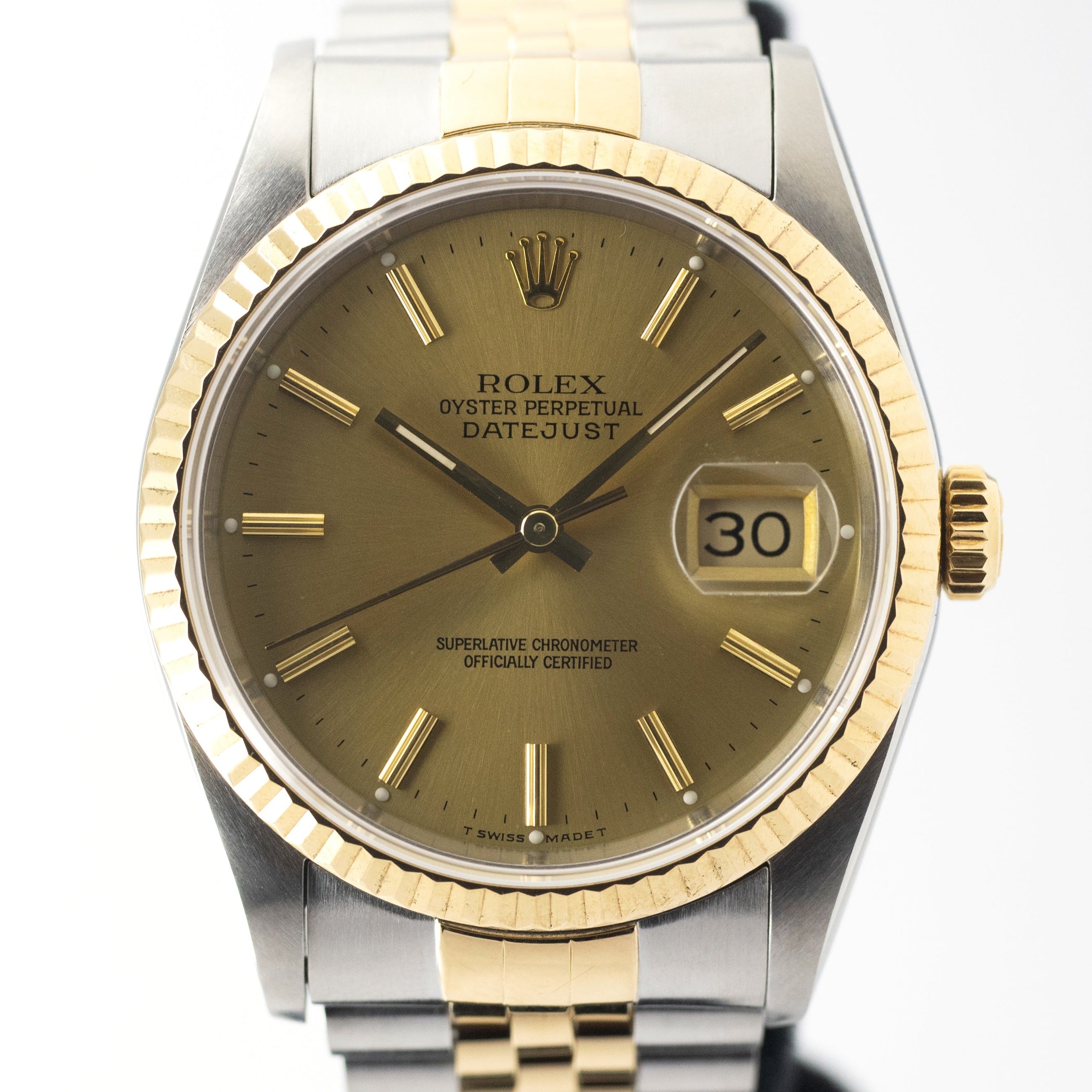 オリジナル ロレックス Rolex デイトジャスト 余りコマ3 16233 時計