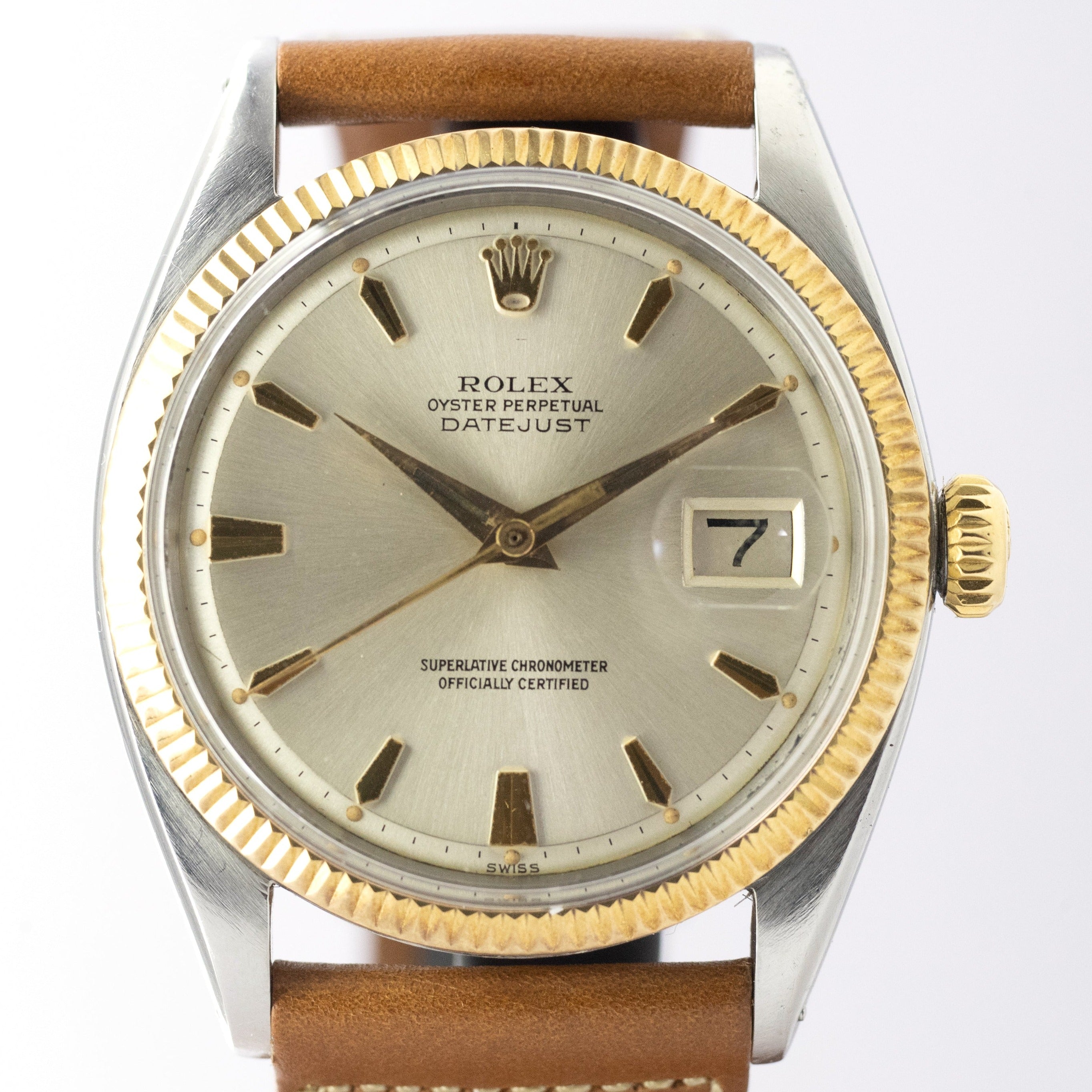 ロレックス 1961年製 デイトジャスト コンビ Ref.1601 シルバー